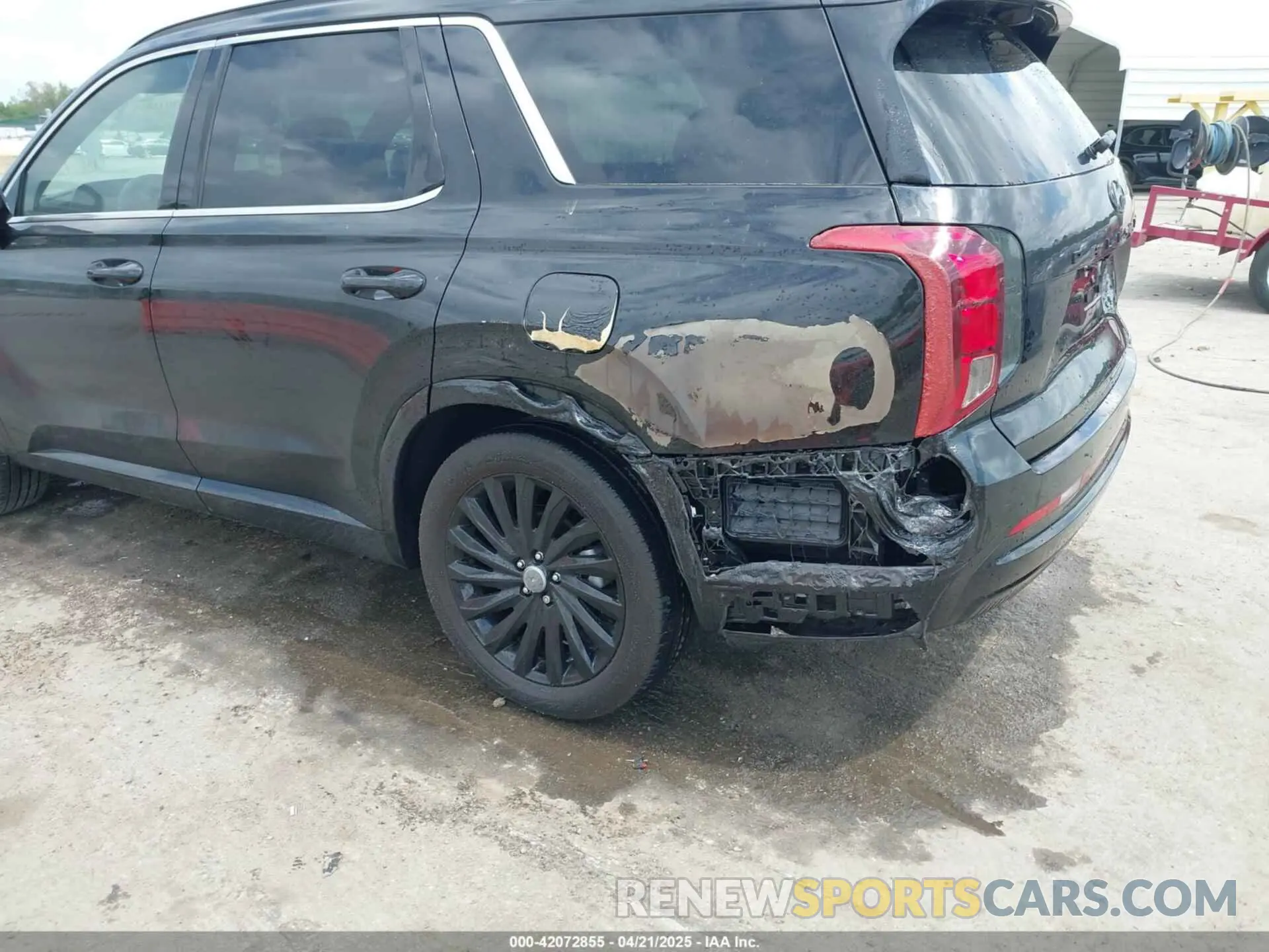 6 fotografías del automóvil dañado KM8R7DGE9RU739025 HYUNDAI PALISADE 2024