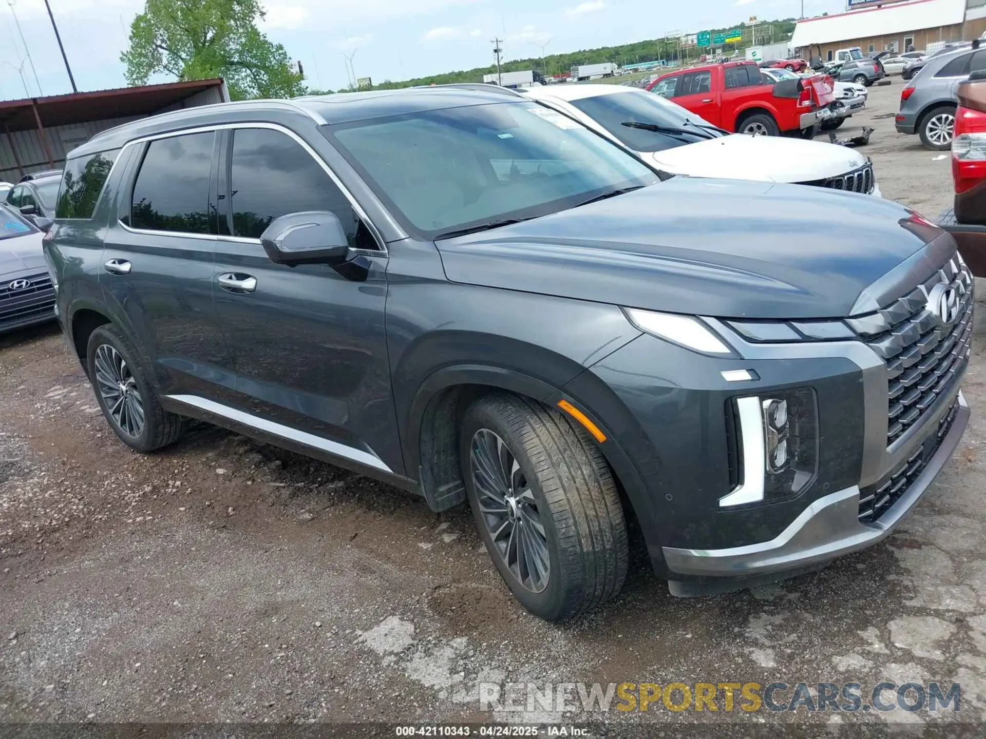 13 fotografías del automóvil dañado KM8R7DGEXRU681765 HYUNDAI PALISADE 2024