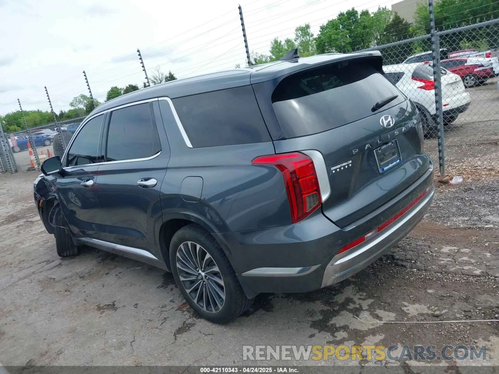 14 fotografías del automóvil dañado KM8R7DGEXRU681765 HYUNDAI PALISADE 2024