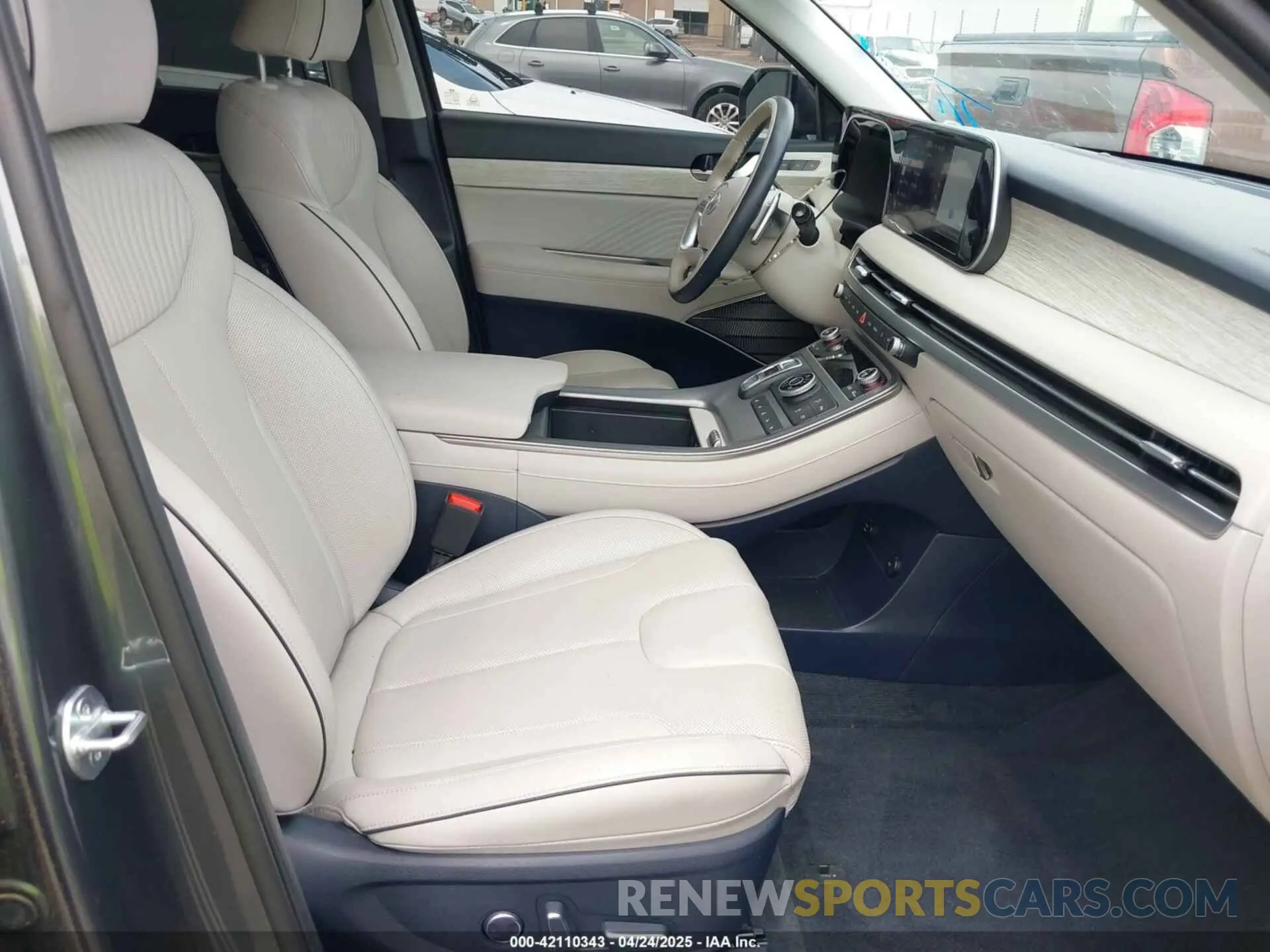 5 fotografías del automóvil dañado KM8R7DGEXRU681765 HYUNDAI PALISADE 2024
