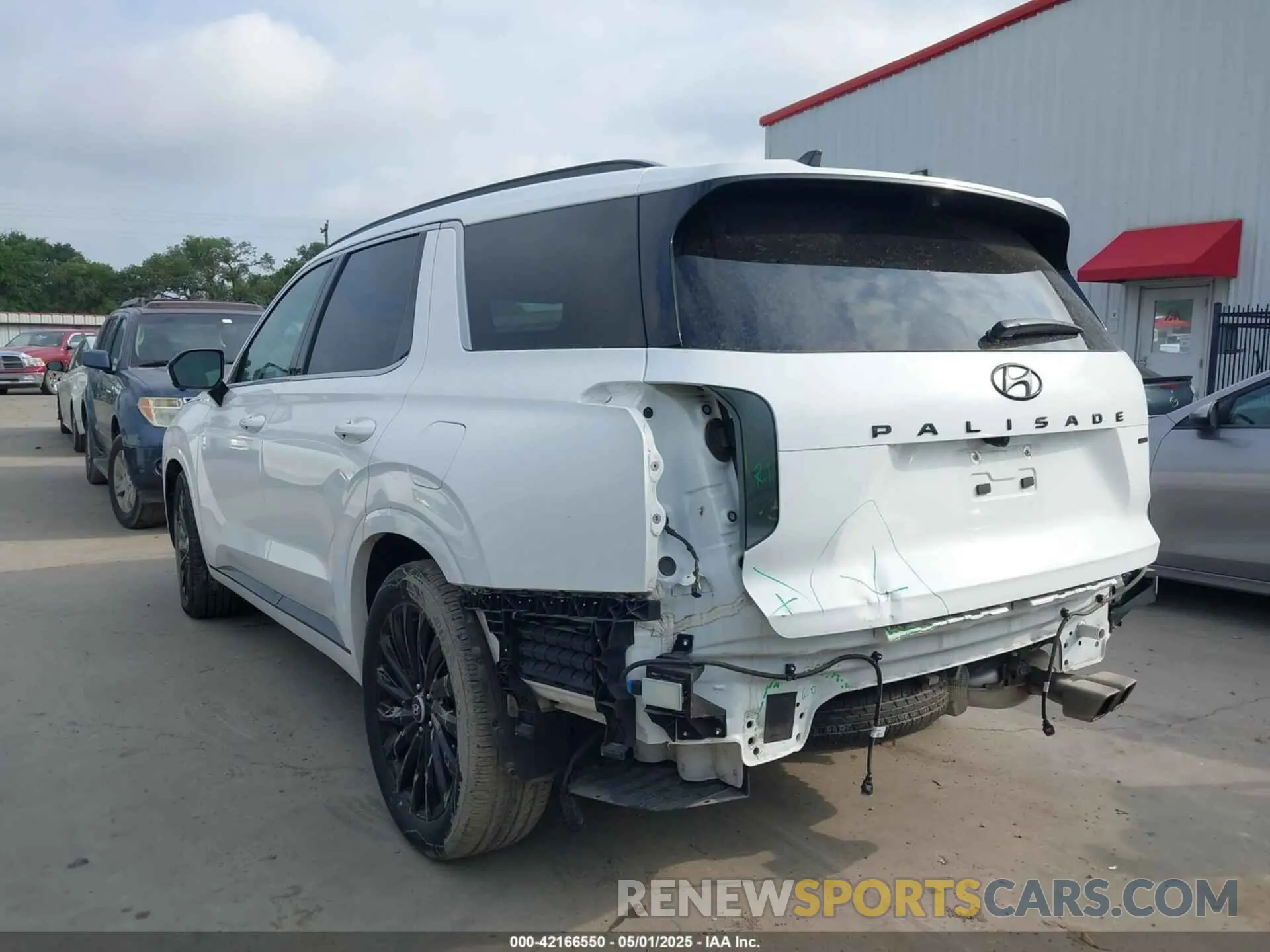 3 fotografías del automóvil dañado KM8R7DGEXRU712111 HYUNDAI PALISADE 2024