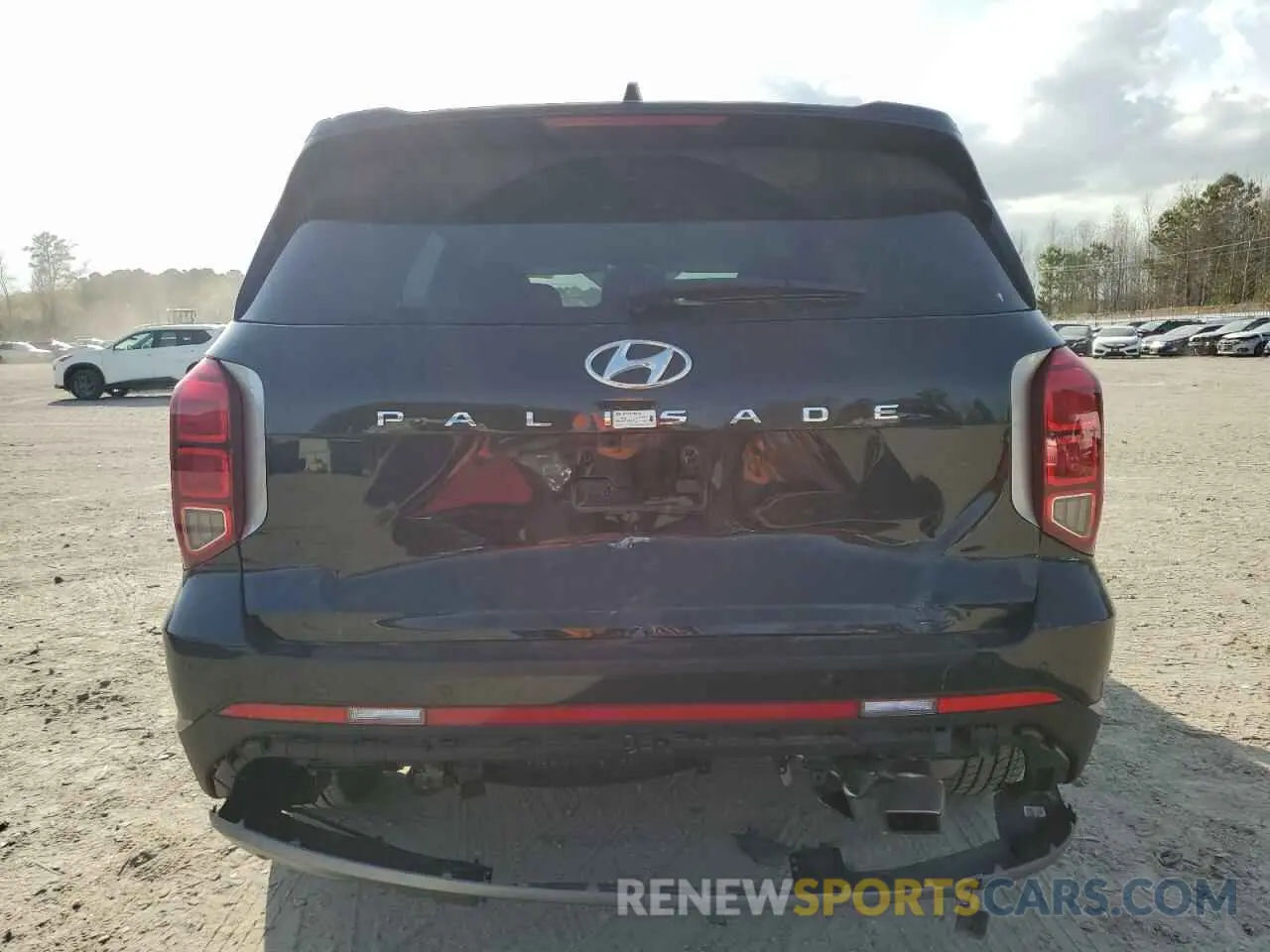 6 fotografías del automóvil dañado KM8R14GE0SU884087 HYUNDAI PALISADE 2025