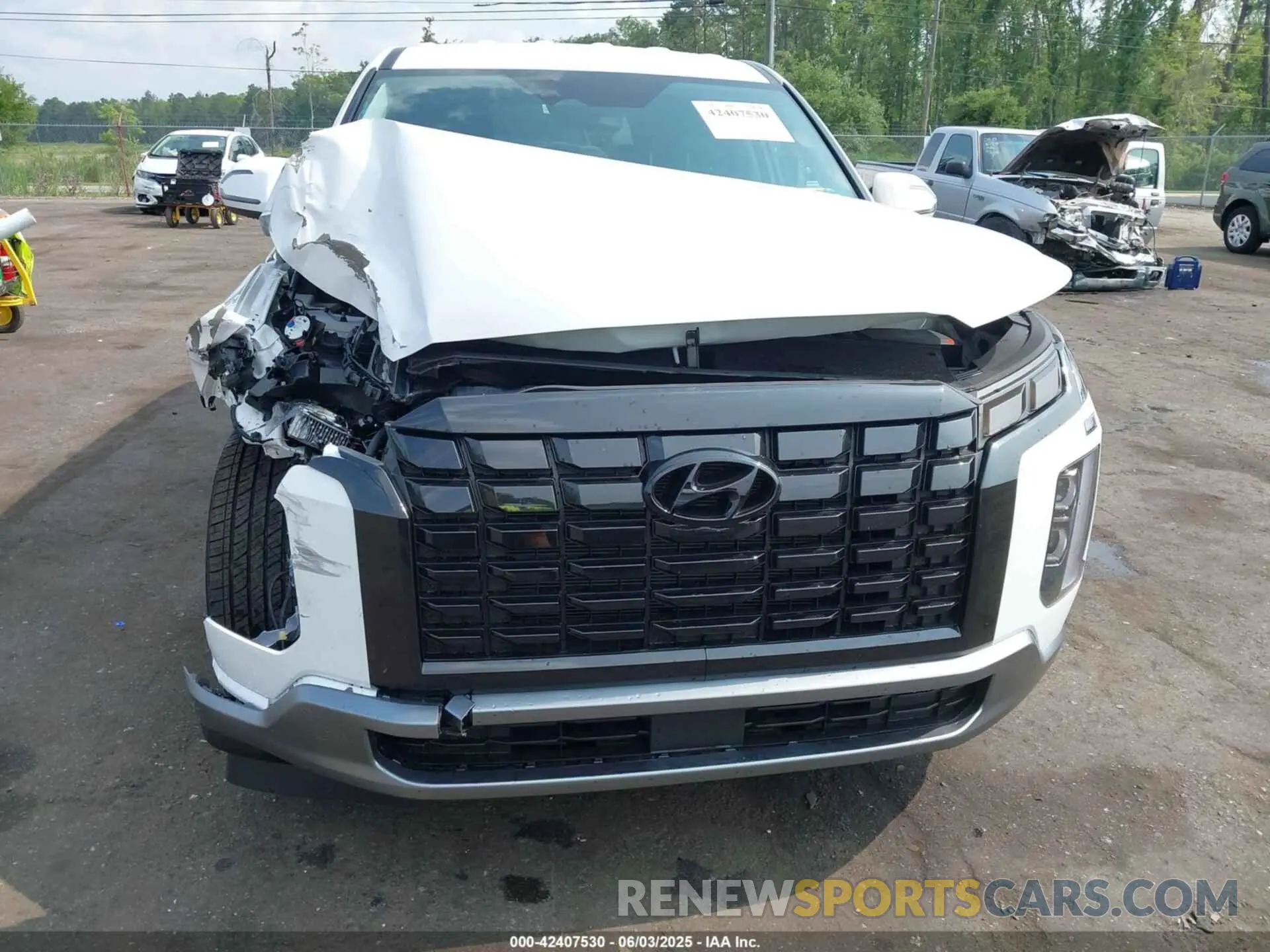 6 fotografías del automóvil dañado KM8R14GE3SU893883 HYUNDAI PALISADE 2025