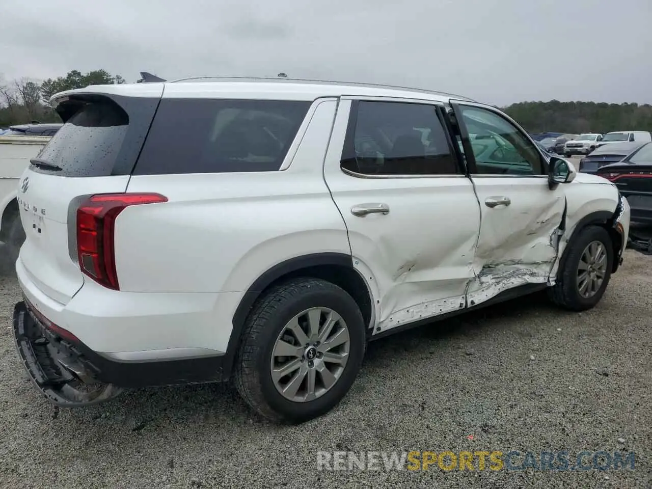 3 fotografías del automóvil dañado KM8R24GE0SU833895 HYUNDAI PALISADE 2025