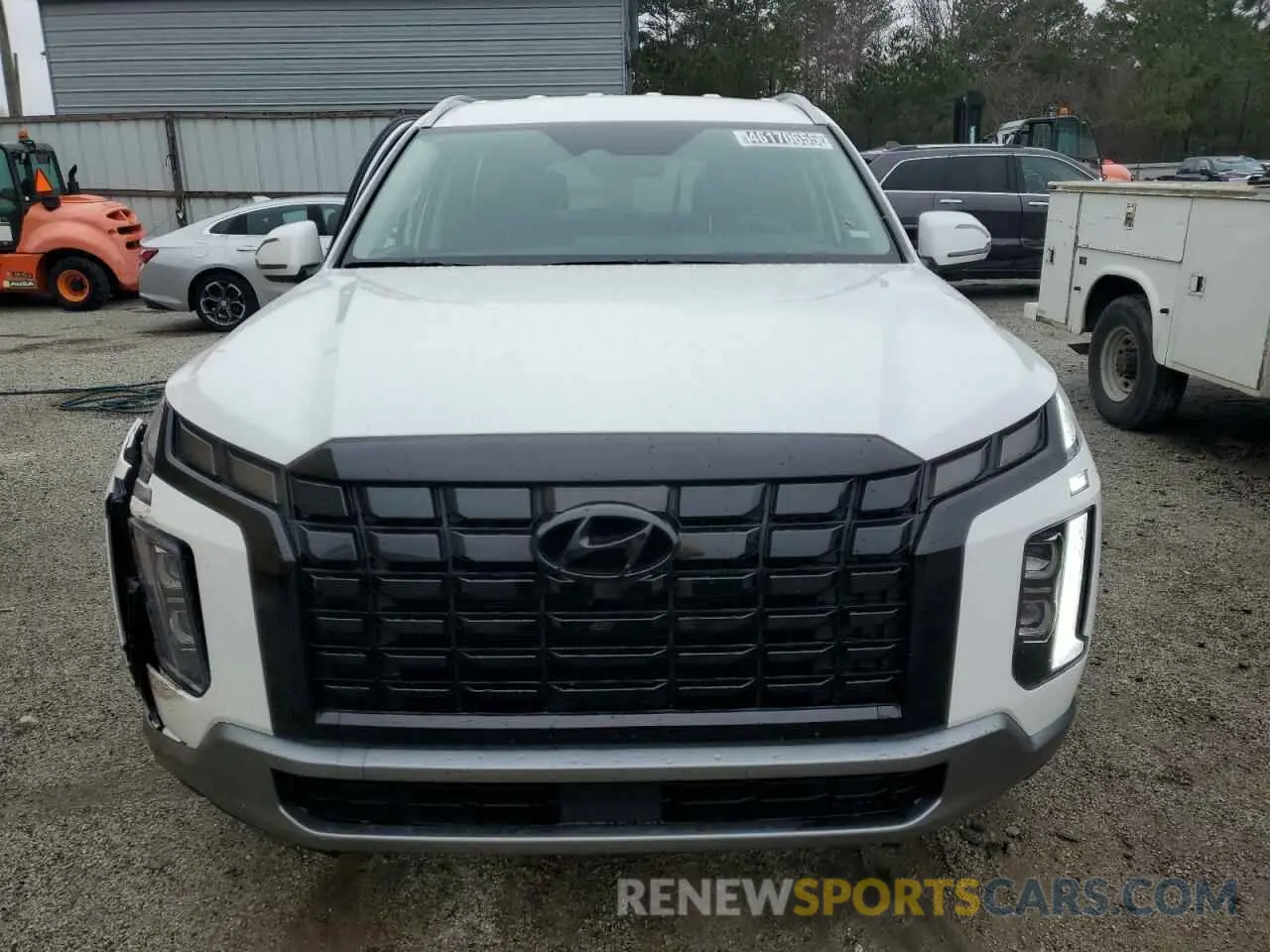 5 fotografías del automóvil dañado KM8R24GE0SU833895 HYUNDAI PALISADE 2025