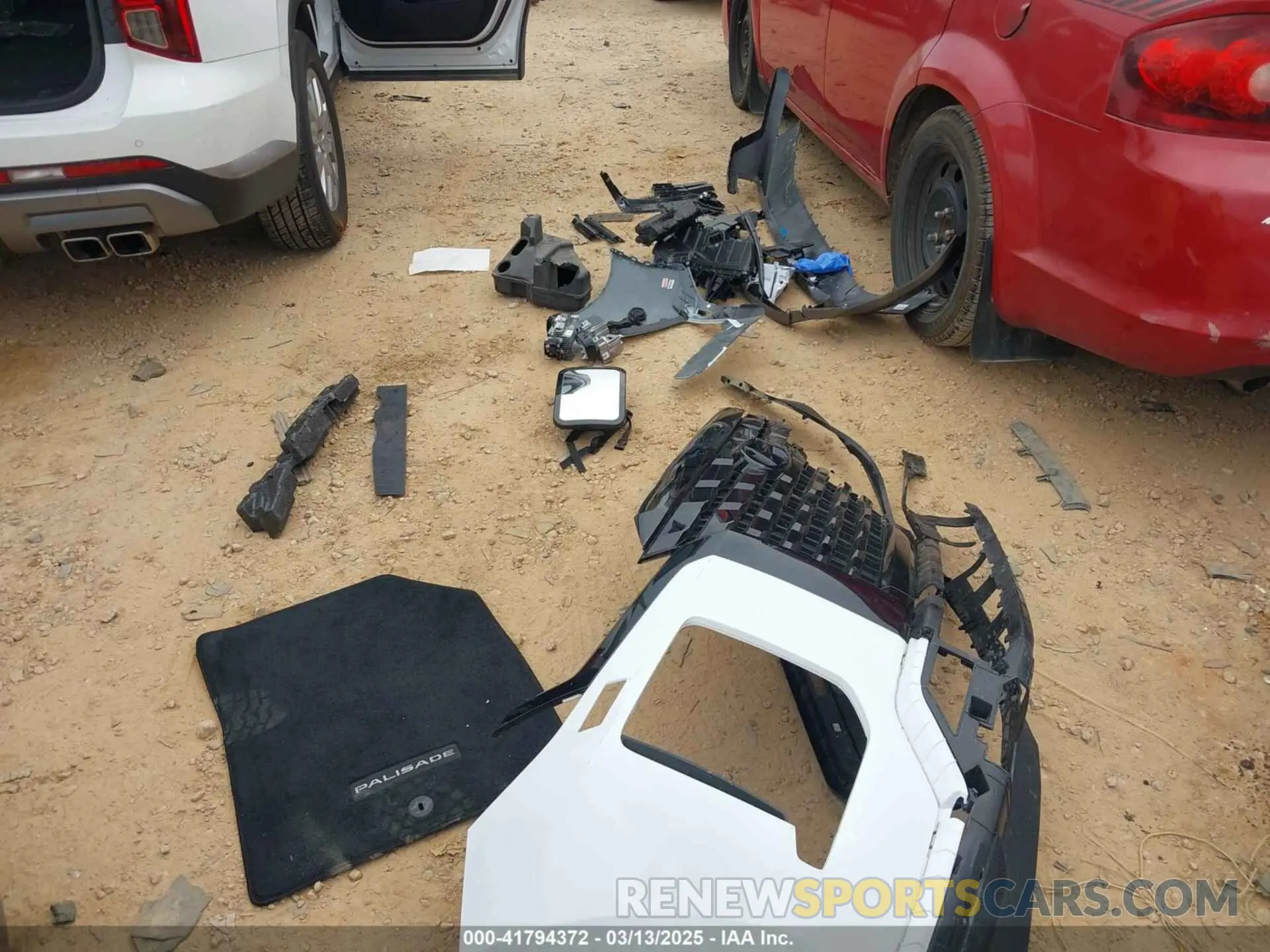 12 fotografías del automóvil dañado KM8R24GE1SU830438 HYUNDAI PALISADE 2025