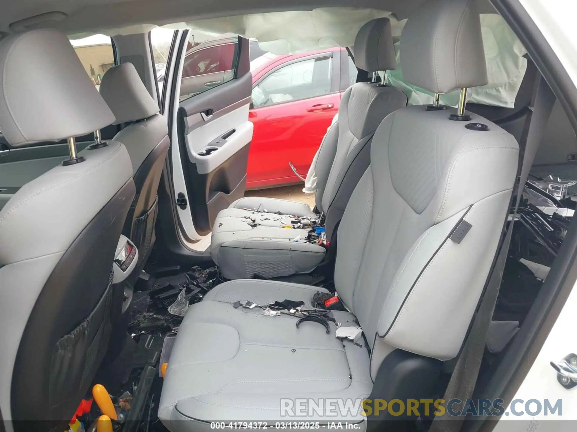 8 fotografías del automóvil dañado KM8R24GE1SU830438 HYUNDAI PALISADE 2025