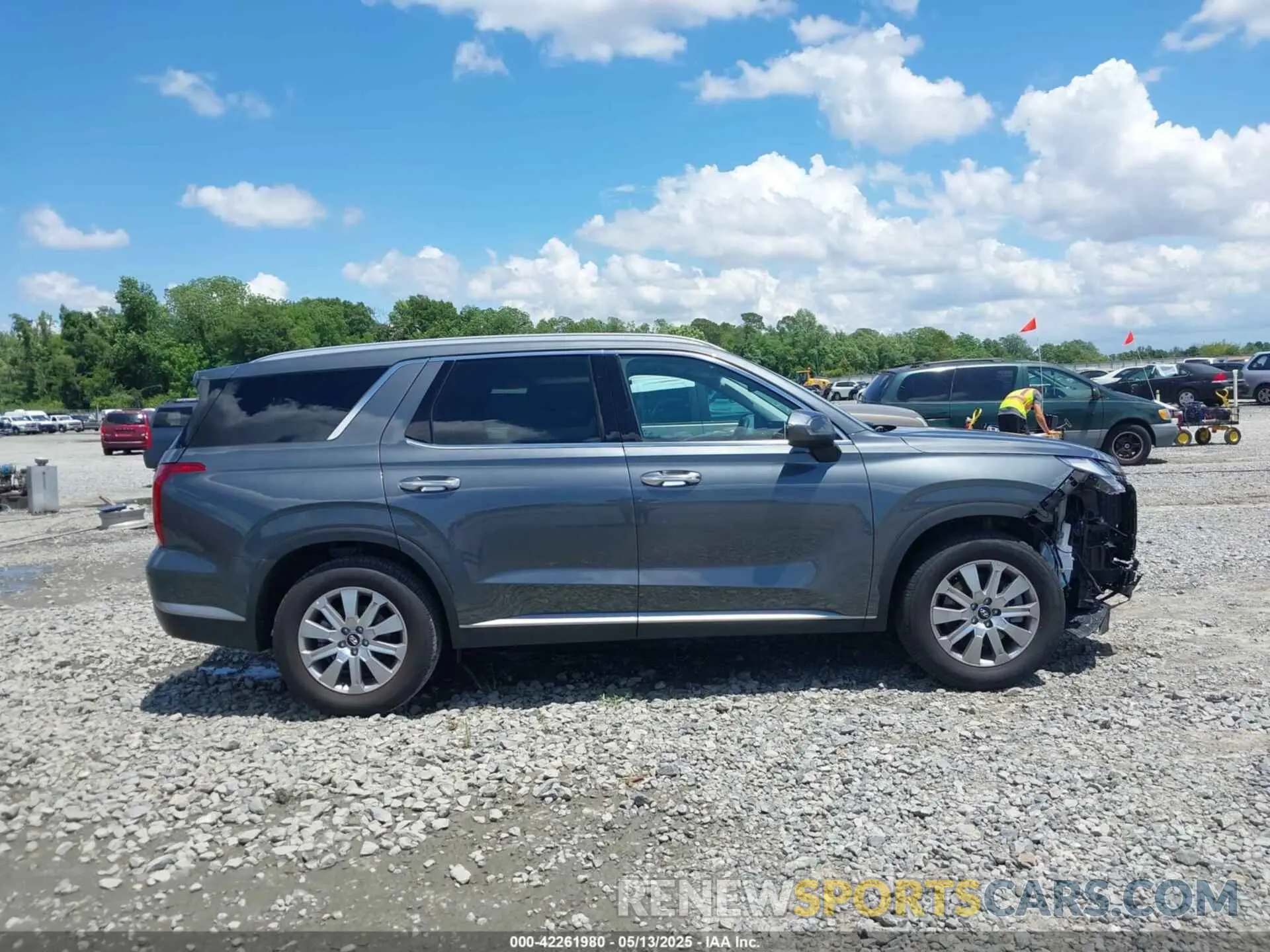 14 fotografías del automóvil dañado KM8R24GE6SU878467 HYUNDAI PALISADE 2025