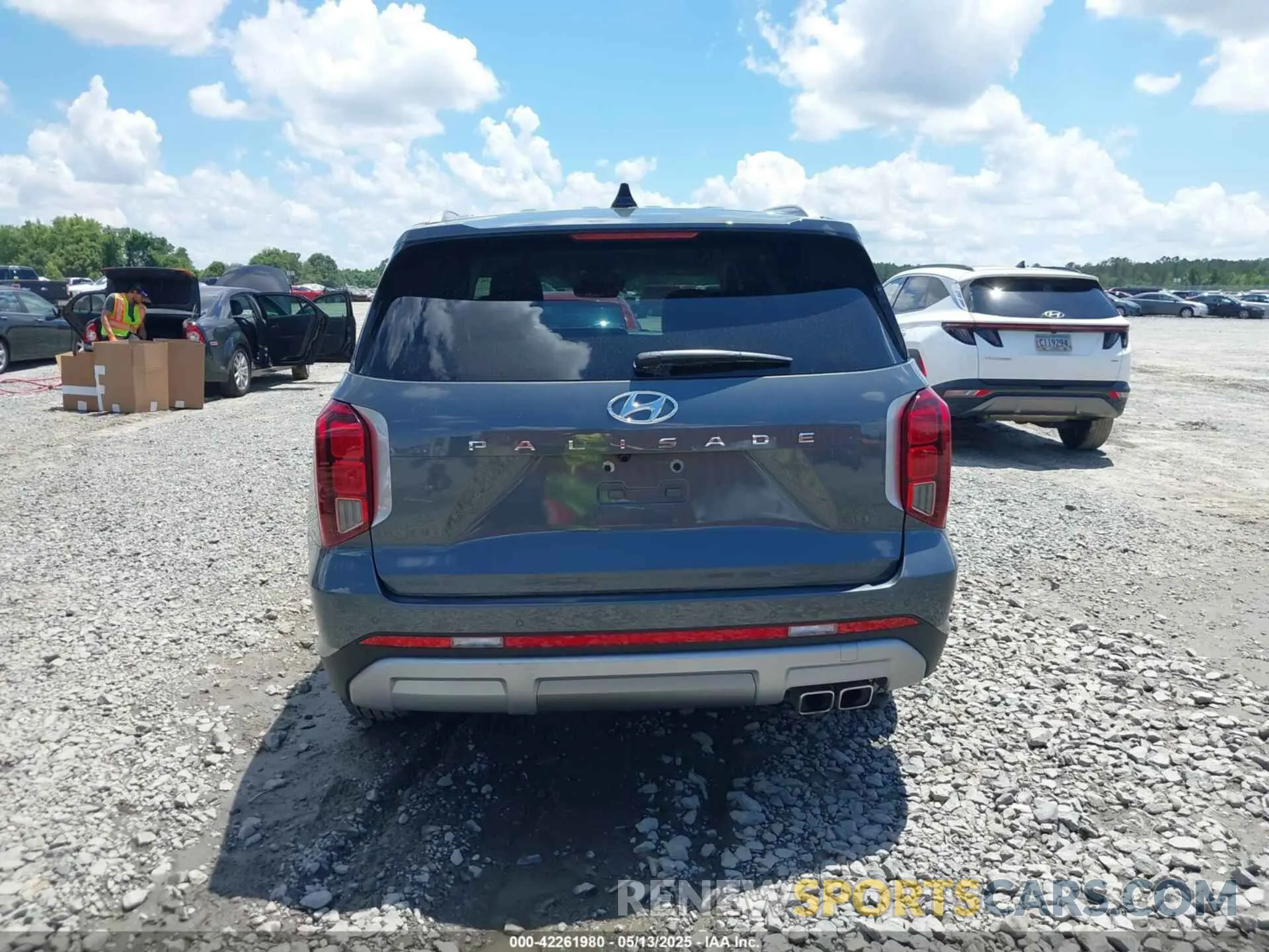 17 fotografías del automóvil dañado KM8R24GE6SU878467 HYUNDAI PALISADE 2025