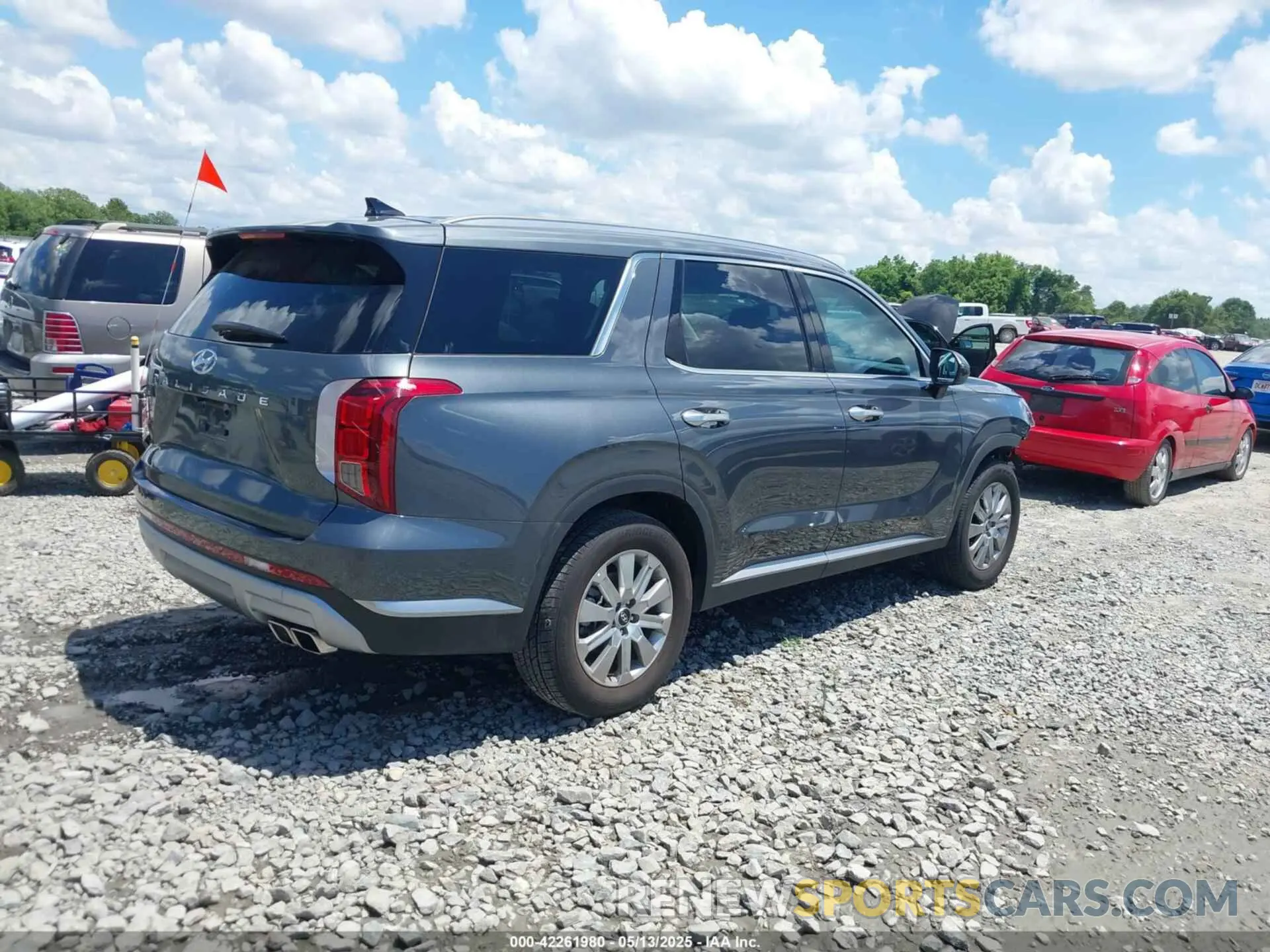 4 fotografías del automóvil dañado KM8R24GE6SU878467 HYUNDAI PALISADE 2025