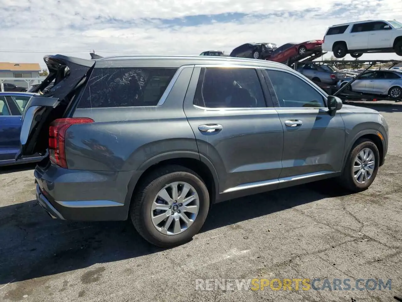3 fotografías del automóvil dañado KM8R24GE9SU816416 HYUNDAI PALISADE 2025