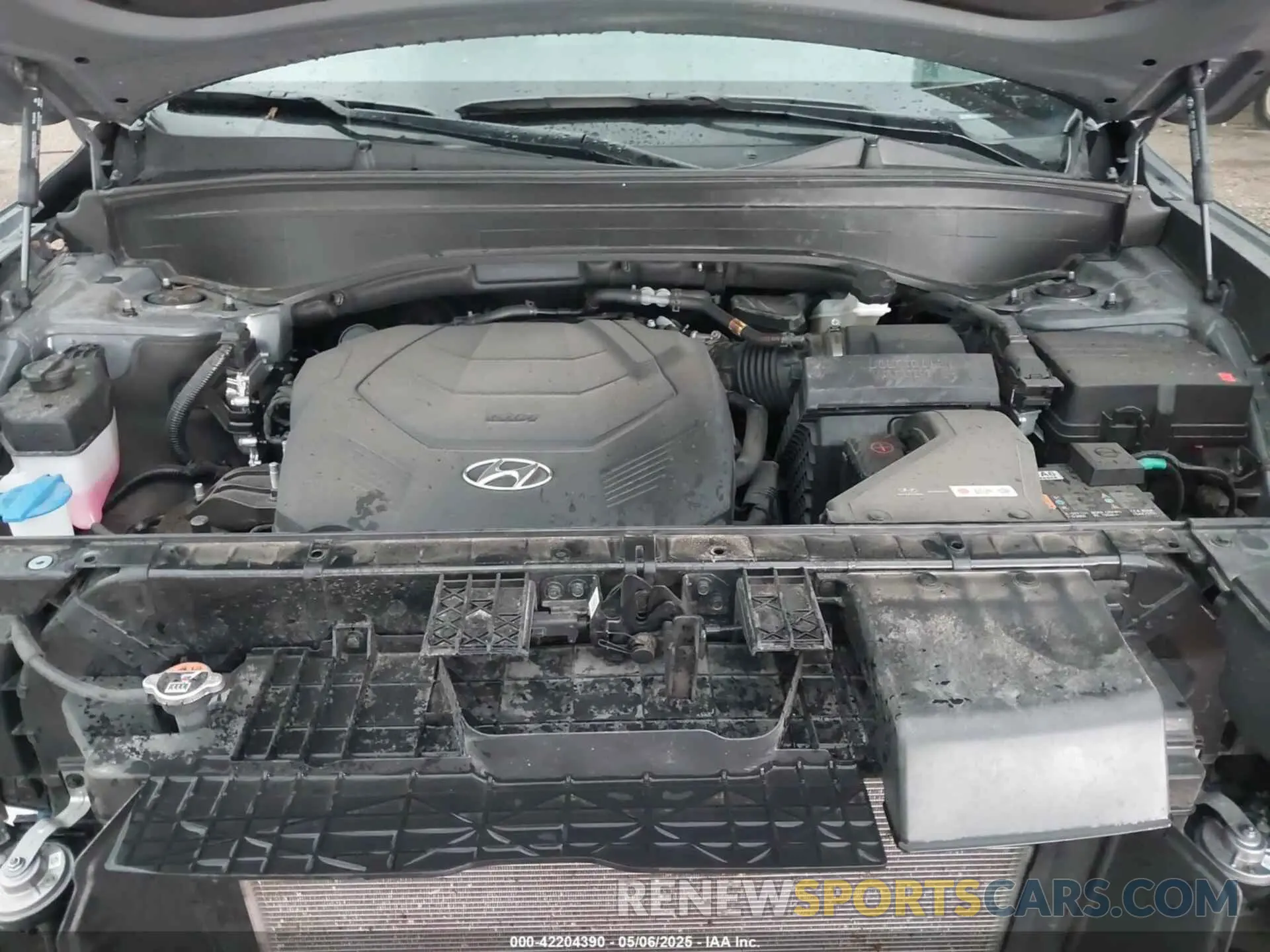 10 fotografías del automóvil dañado KM8R24GE9SU833264 HYUNDAI PALISADE 2025