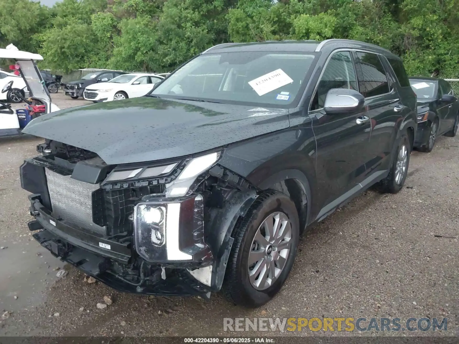 2 fotografías del automóvil dañado KM8R24GE9SU833264 HYUNDAI PALISADE 2025