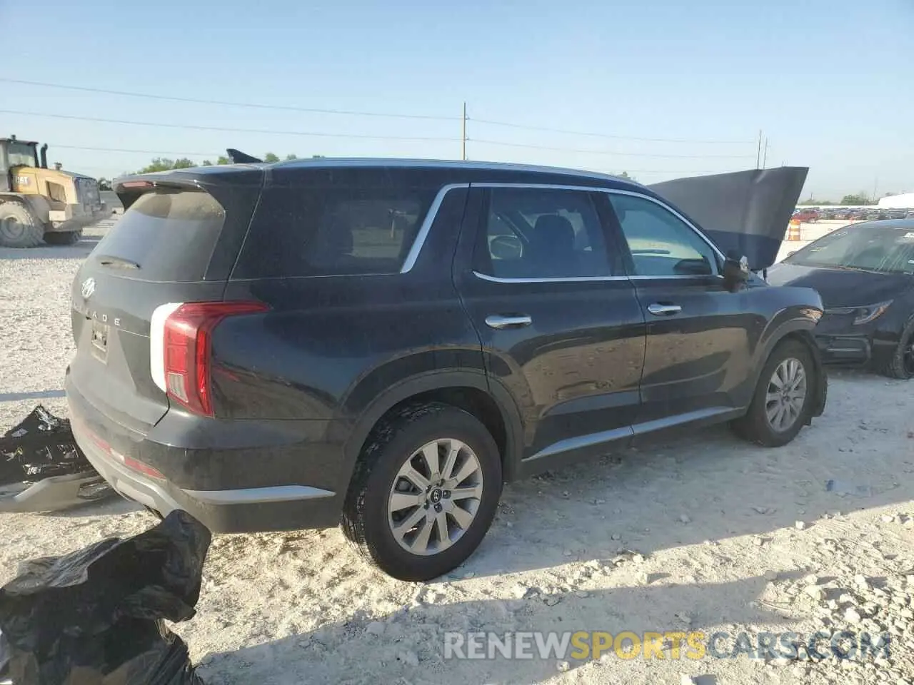 3 fotografías del automóvil dañado KM8R24GE9SU867978 HYUNDAI PALISADE 2025