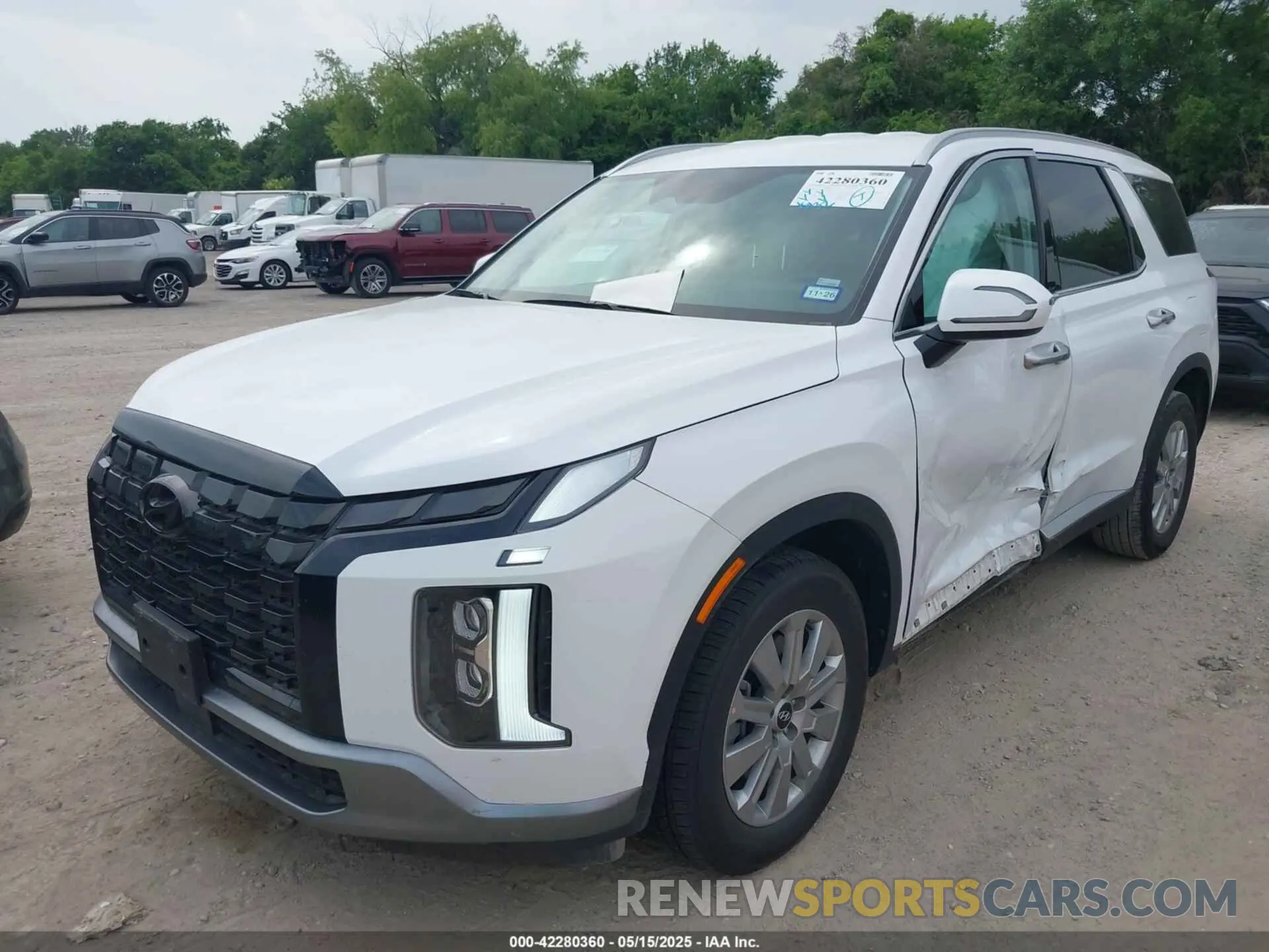 2 fotografías del automóvil dañado KM8R24GE9SU876048 HYUNDAI PALISADE 2025
