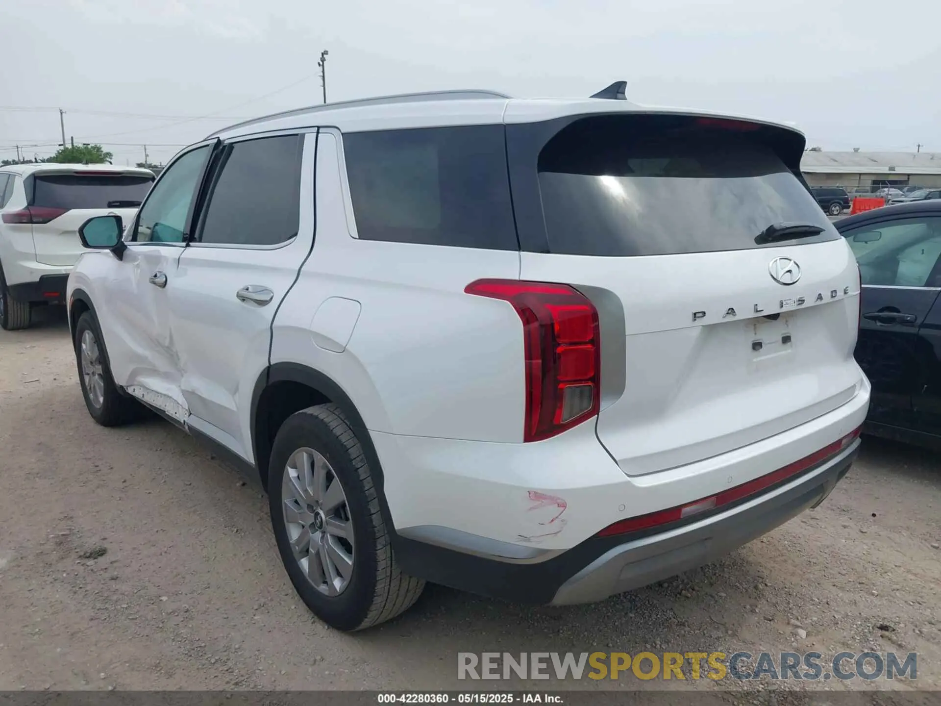 3 fotografías del automóvil dañado KM8R24GE9SU876048 HYUNDAI PALISADE 2025