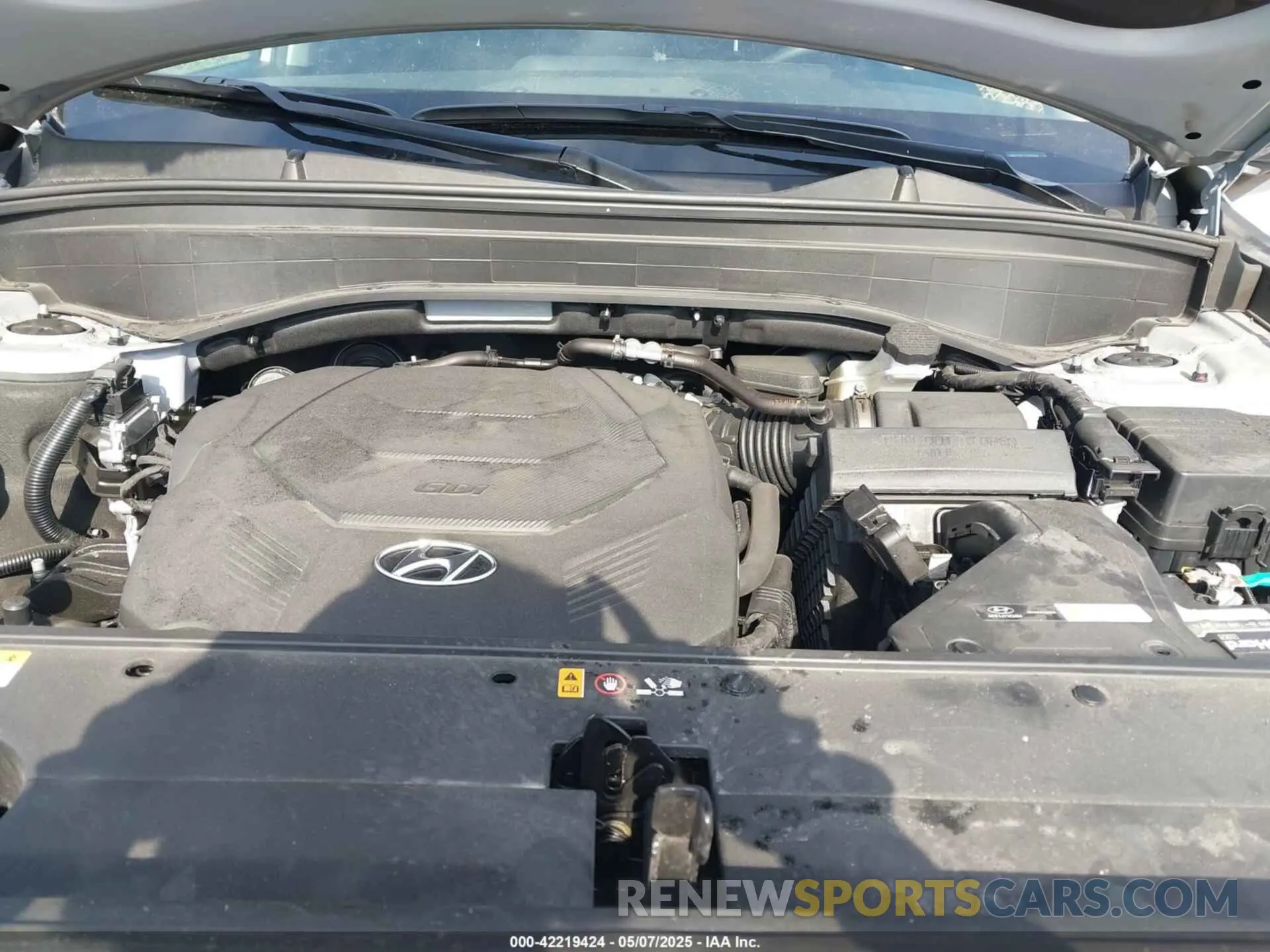 10 fotografías del automóvil dañado KM8R2DGE2SU842064 HYUNDAI PALISADE 2025