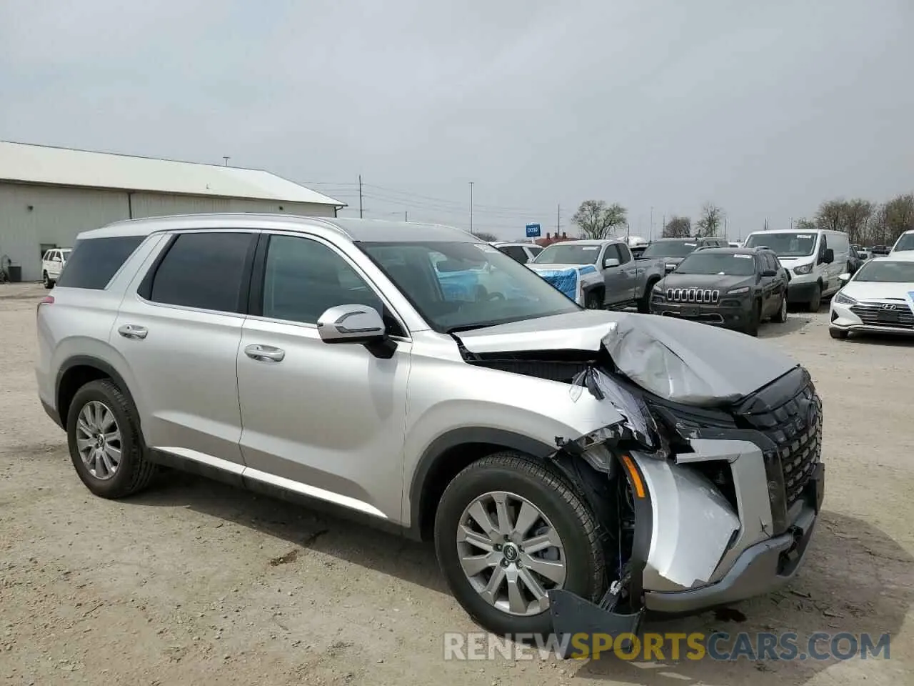 4 fotografías del automóvil dañado KM8R2DGE8SU874789 HYUNDAI PALISADE 2025