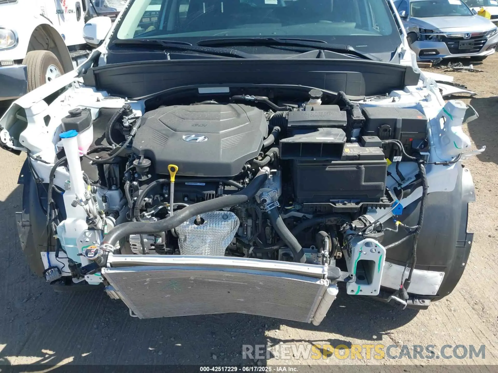 6 fotografías del automóvil dañado KM8R34GE6SU832246 HYUNDAI PALISADE 2025
