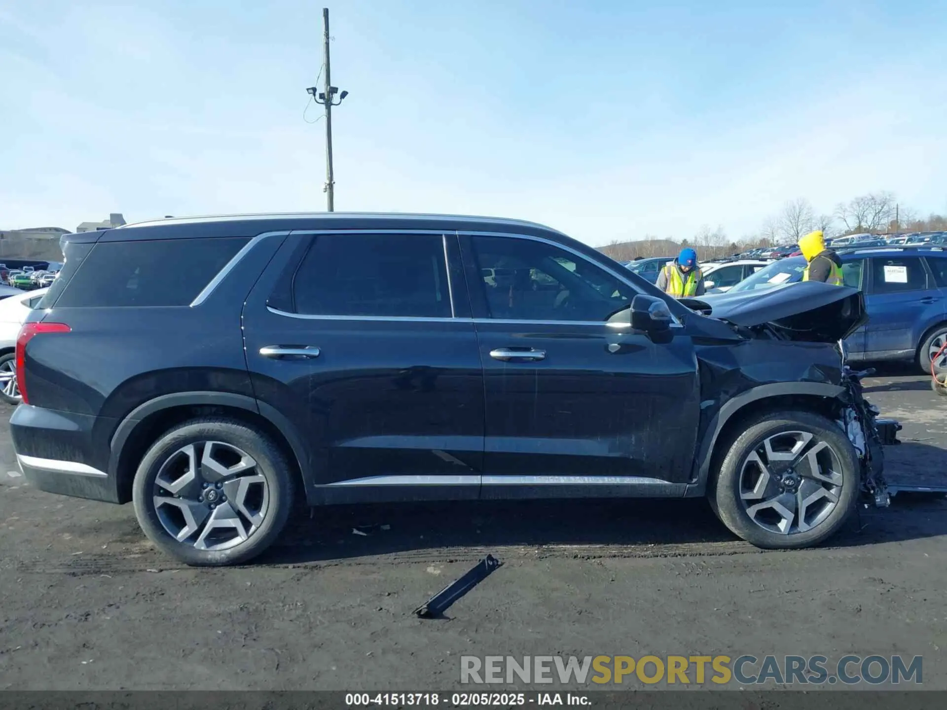 13 fotografías del automóvil dañado KM8R4DGE1SU843006 HYUNDAI PALISADE 2025
