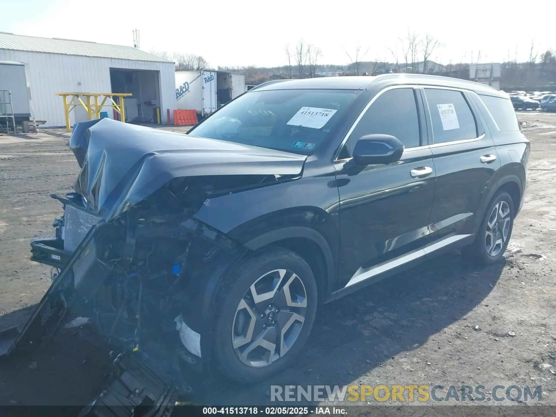 2 fotografías del automóvil dañado KM8R4DGE1SU843006 HYUNDAI PALISADE 2025
