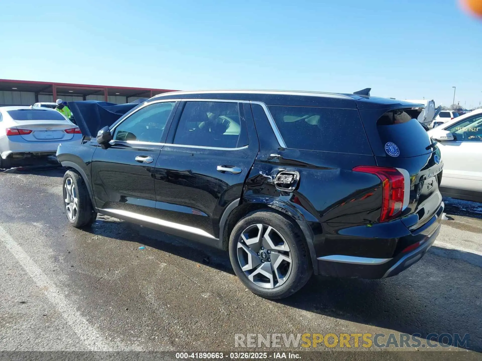 15 fotografías del automóvil dañado KM8R4DGE1SU857293 HYUNDAI PALISADE 2025