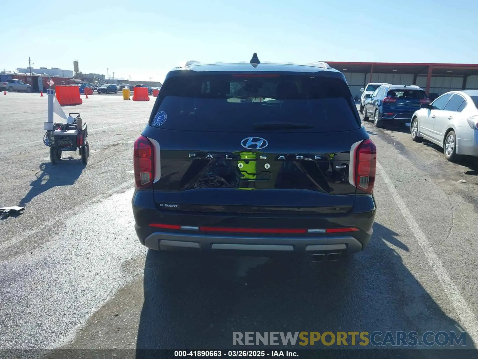 17 fotografías del automóvil dañado KM8R4DGE1SU857293 HYUNDAI PALISADE 2025