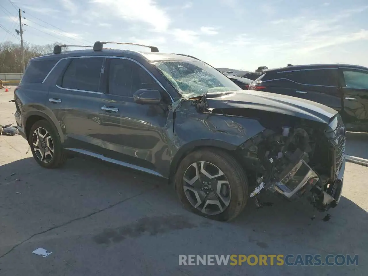 4 fotografías del automóvil dañado KM8R4DGE3SU846845 HYUNDAI PALISADE 2025