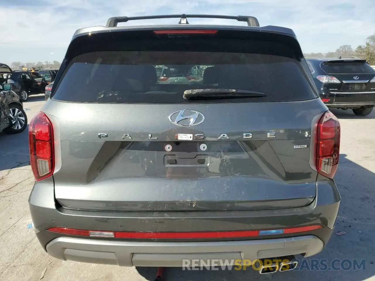 6 fotografías del automóvil dañado KM8R4DGE3SU846845 HYUNDAI PALISADE 2025