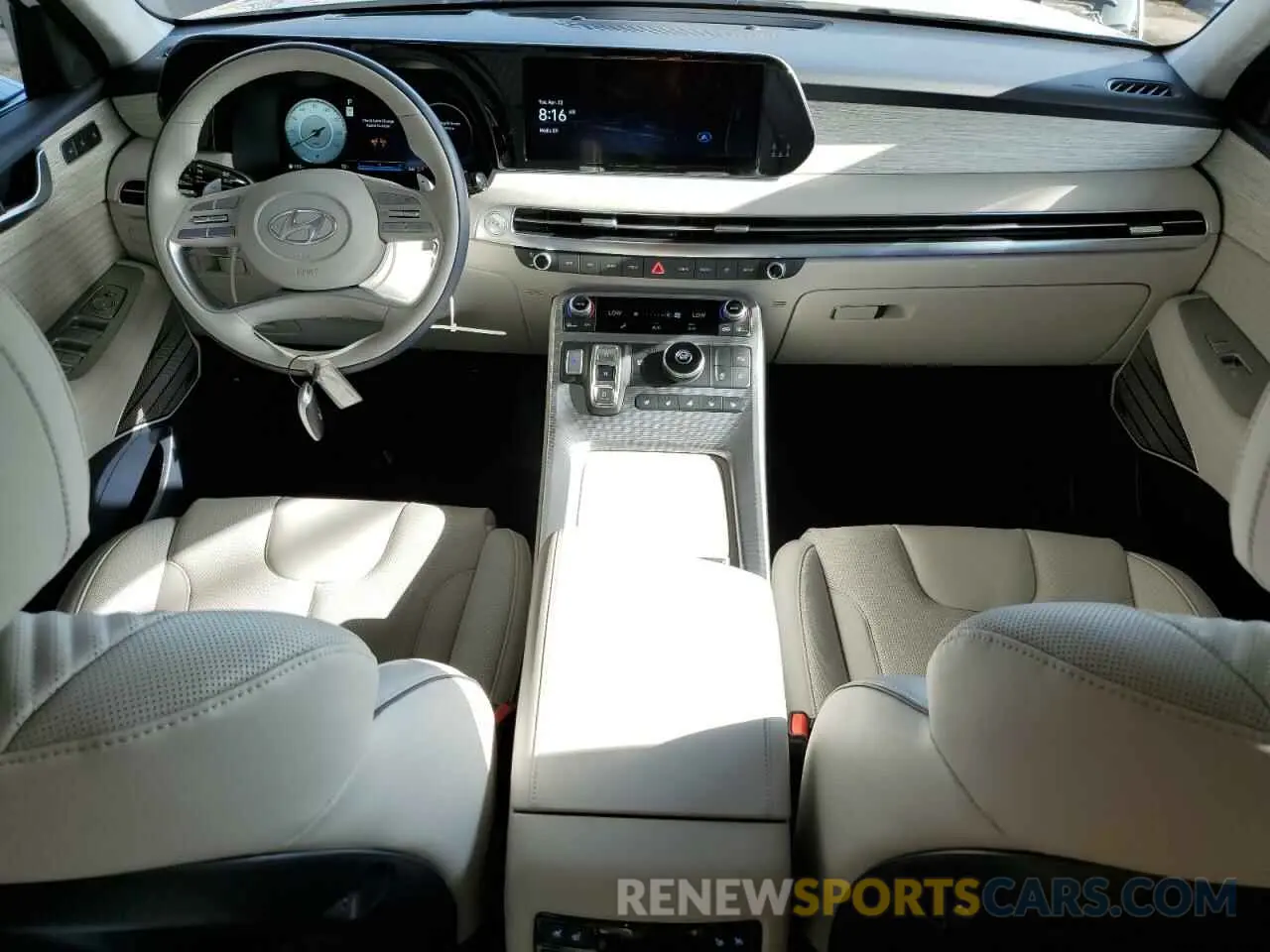 8 fotografías del automóvil dañado KM8R74GE3SU851342 HYUNDAI PALISADE 2025