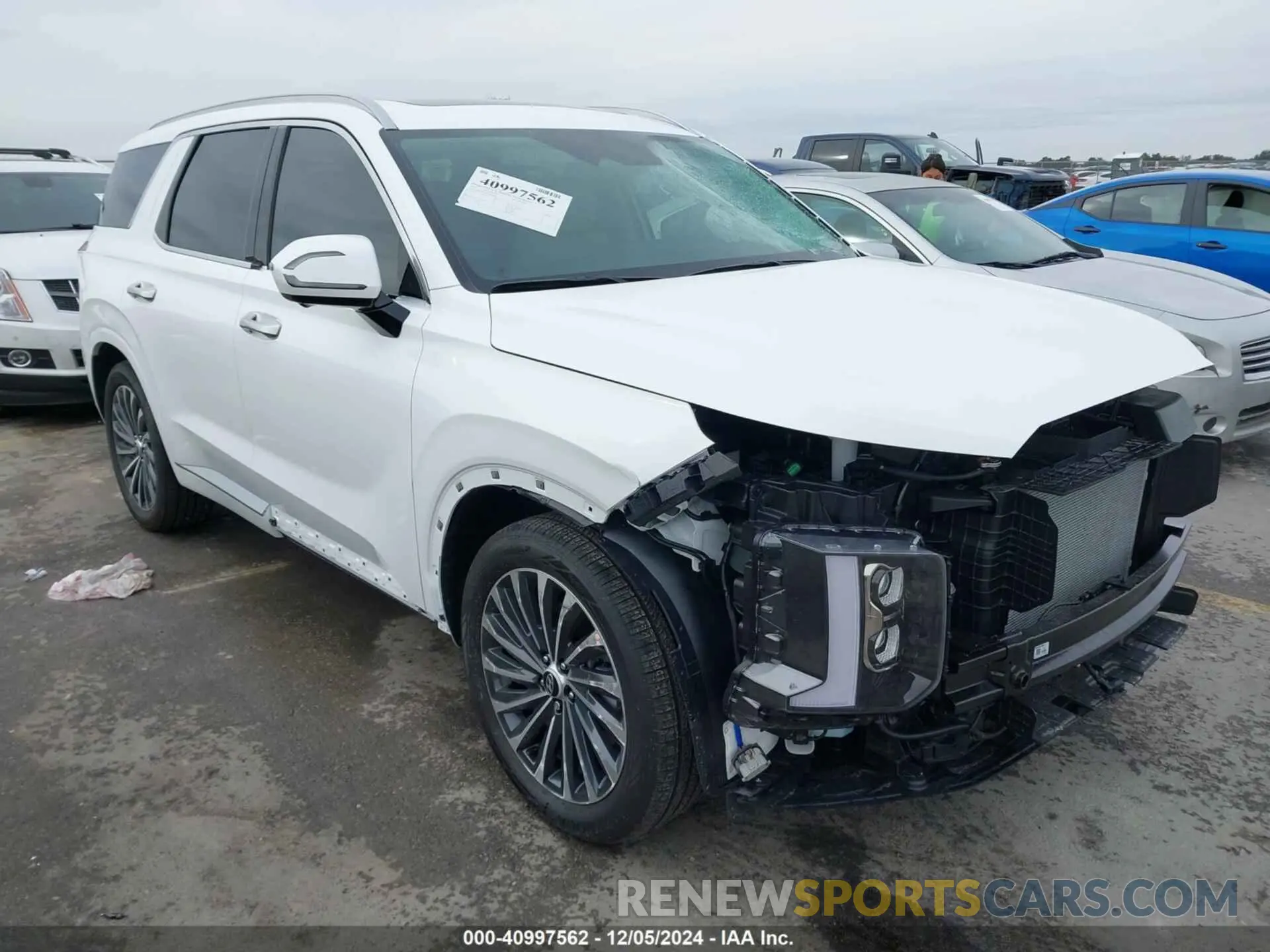 1 fotografías del automóvil dañado KM8R74GE5SU855568 HYUNDAI PALISADE 2025