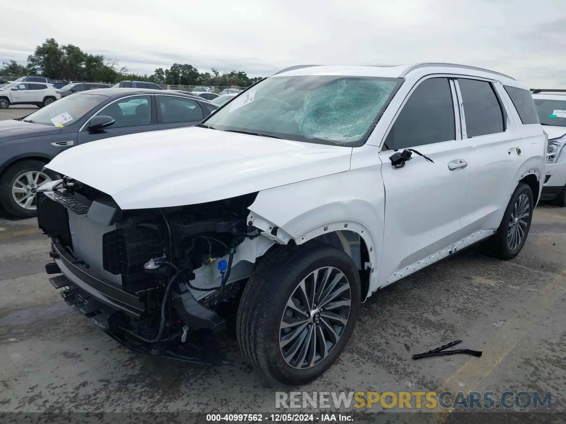 2 fotografías del automóvil dañado KM8R74GE5SU855568 HYUNDAI PALISADE 2025