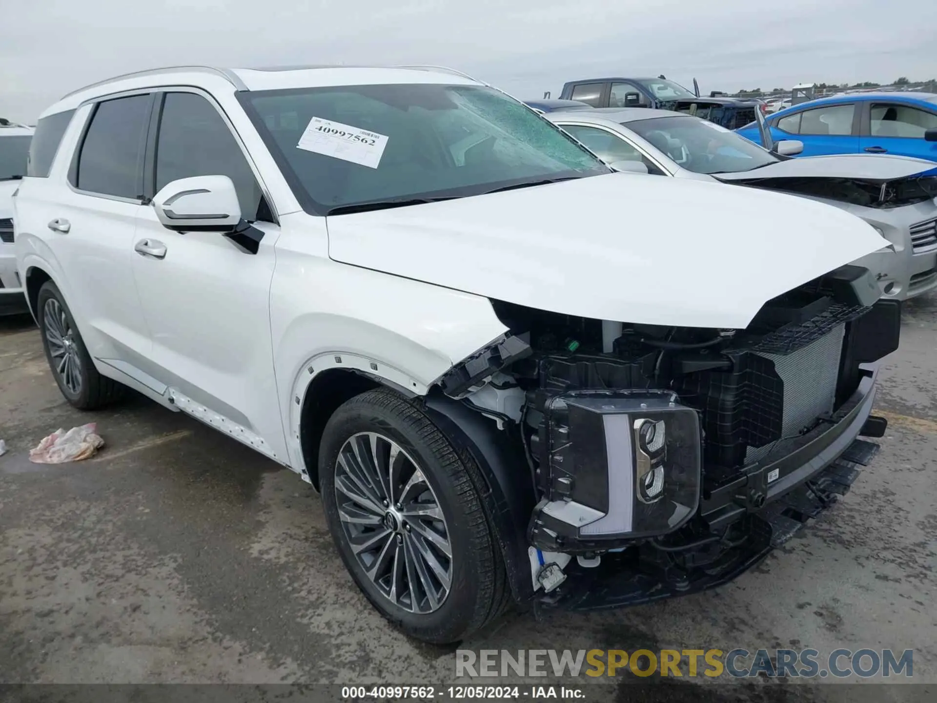 20 fotografías del automóvil dañado KM8R74GE5SU855568 HYUNDAI PALISADE 2025