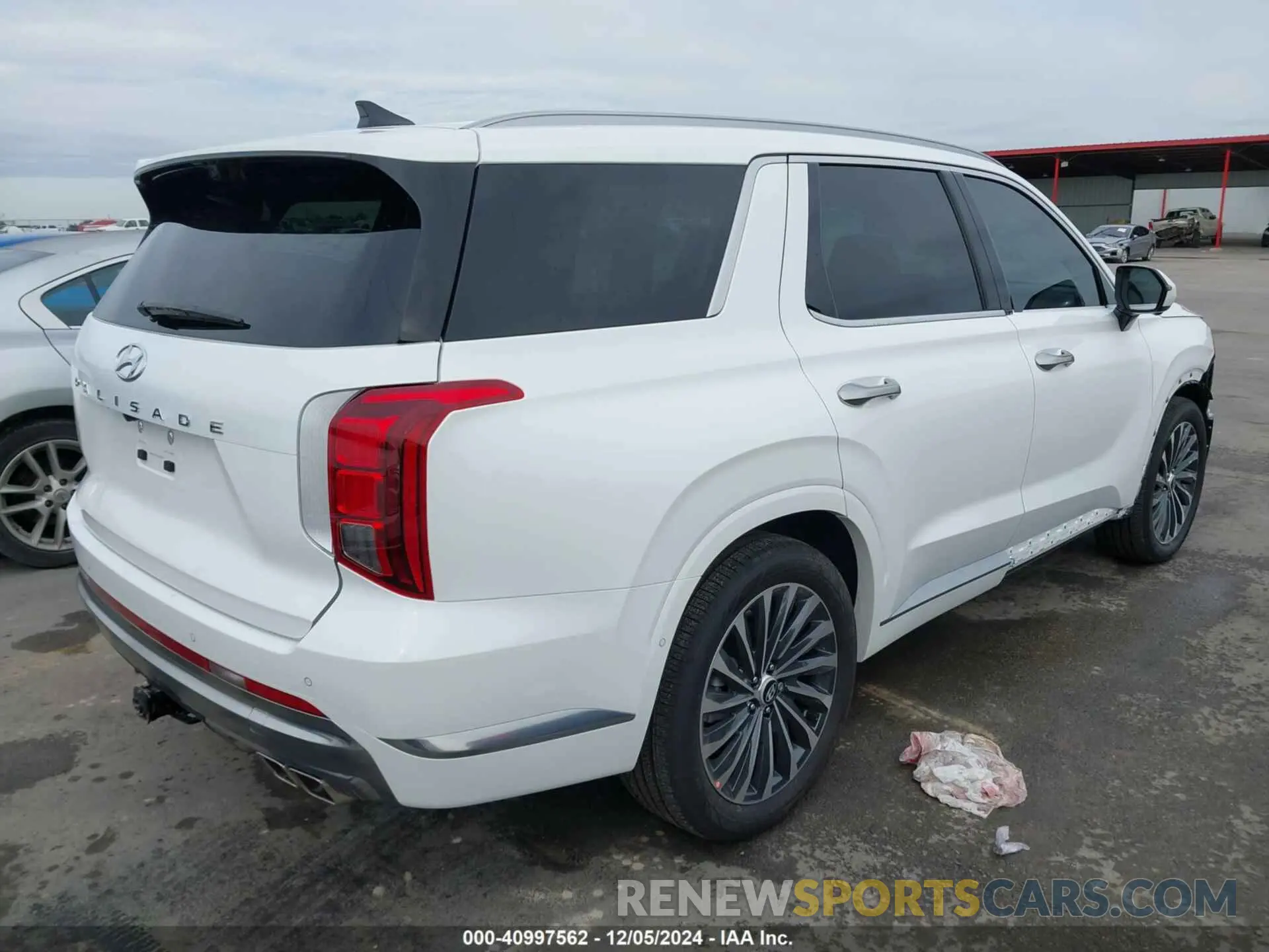 4 fotografías del automóvil dañado KM8R74GE5SU855568 HYUNDAI PALISADE 2025