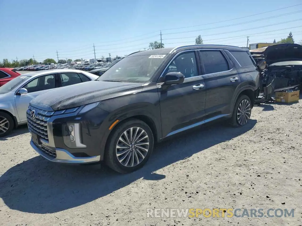1 fotografías del automóvil dañado KM8R7DGE1SU843983 HYUNDAI PALISADE 2025