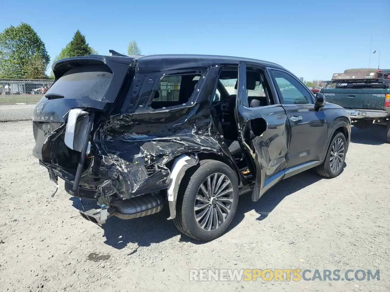 3 fotografías del automóvil dañado KM8R7DGE1SU843983 HYUNDAI PALISADE 2025