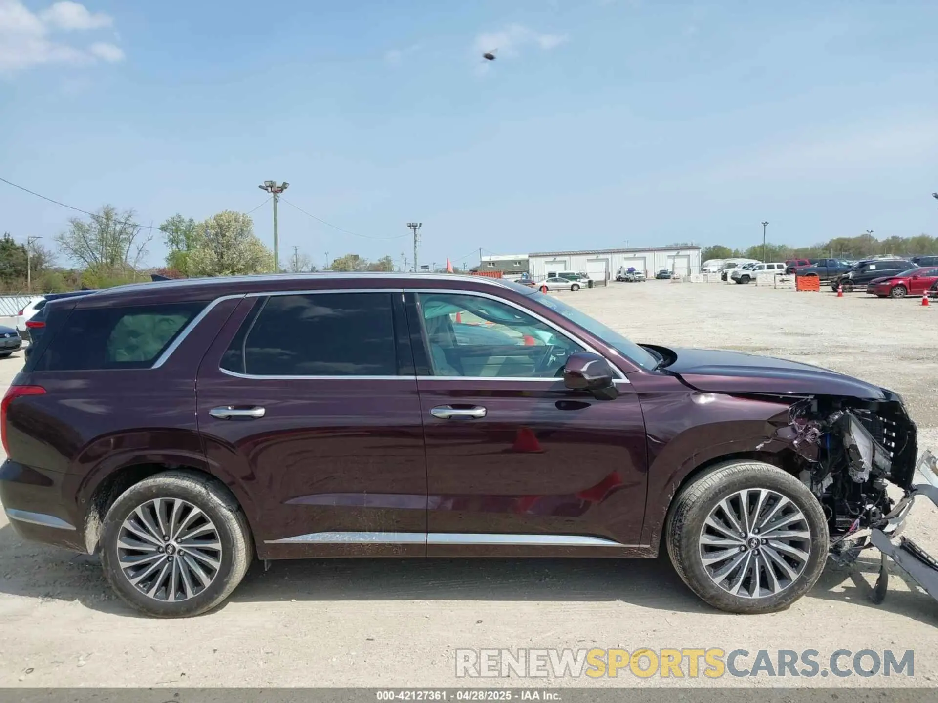 14 fotografías del automóvil dañado KM8R7DGE2SU828795 HYUNDAI PALISADE 2025