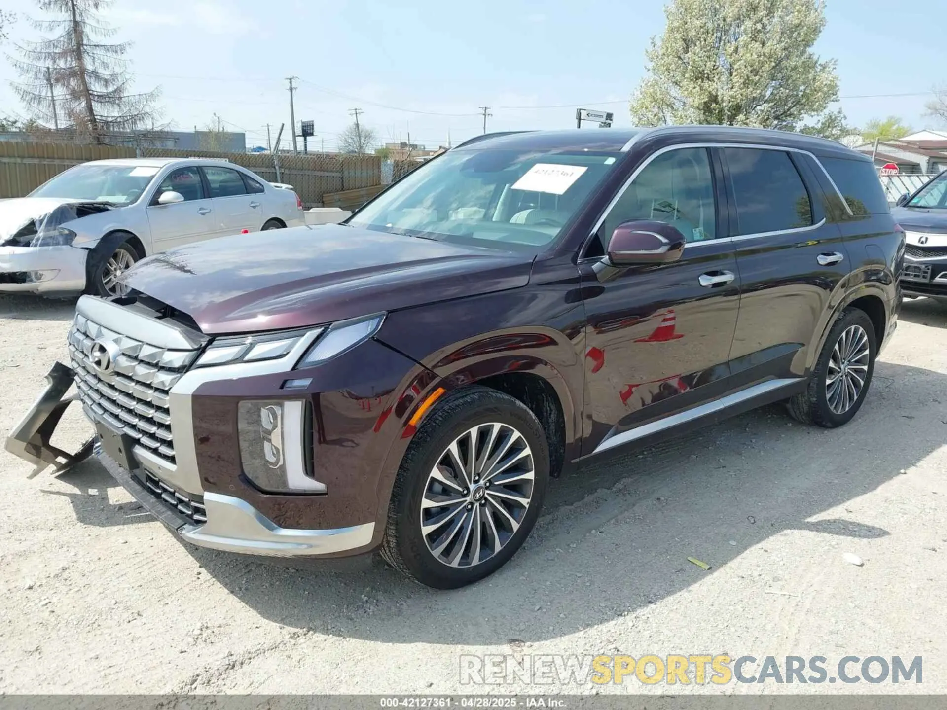2 fotografías del automóvil dañado KM8R7DGE2SU828795 HYUNDAI PALISADE 2025