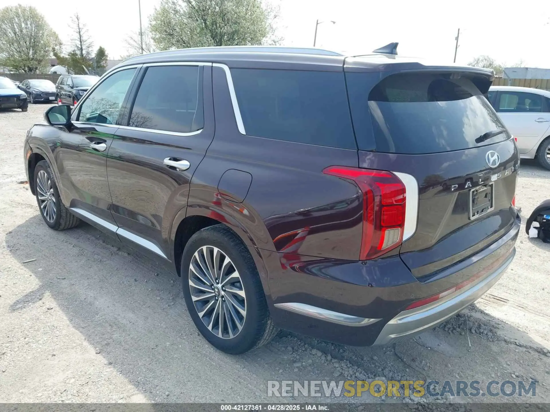 3 fotografías del automóvil dañado KM8R7DGE2SU828795 HYUNDAI PALISADE 2025