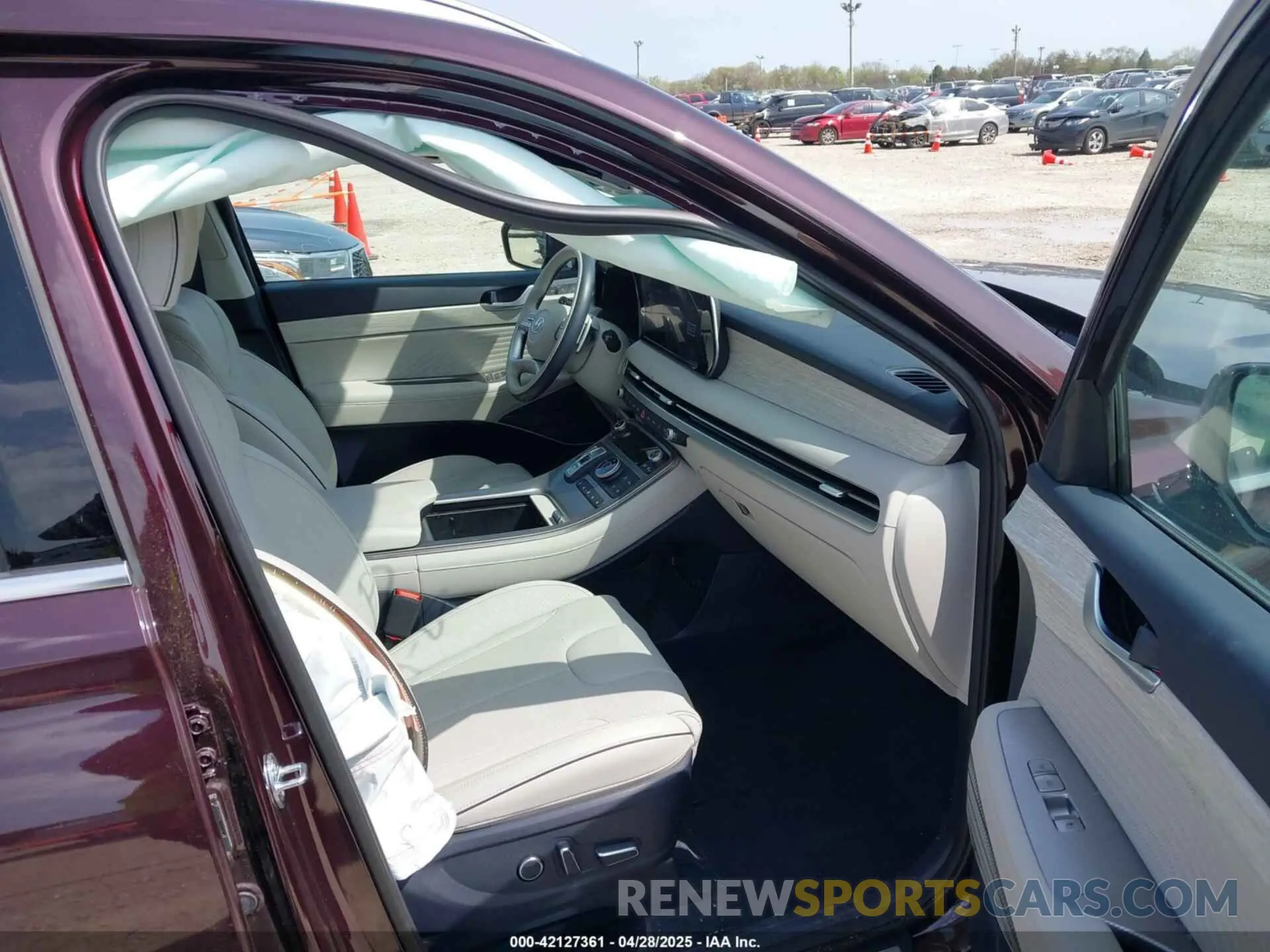 5 fotografías del automóvil dañado KM8R7DGE2SU828795 HYUNDAI PALISADE 2025