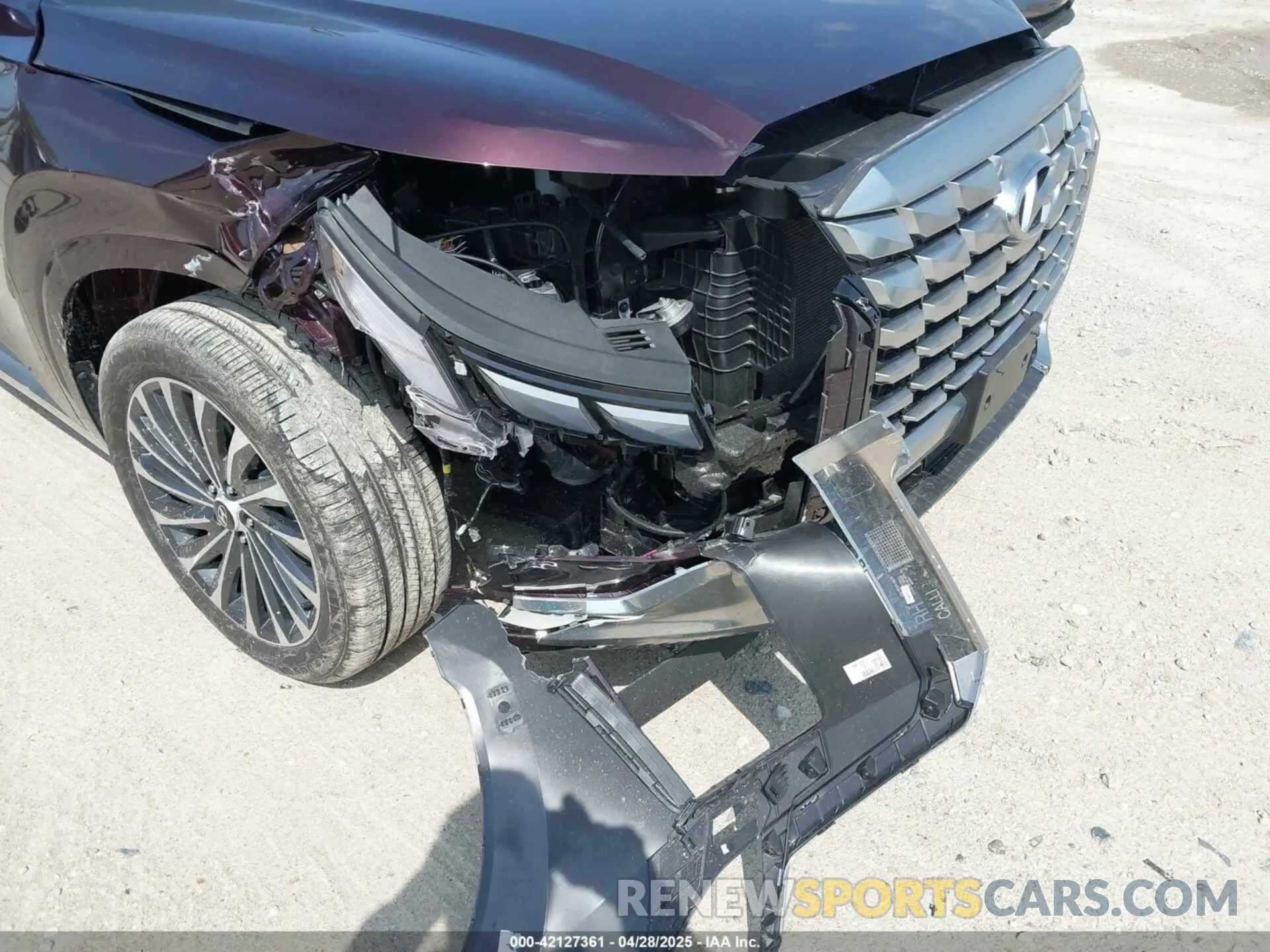 6 fotografías del automóvil dañado KM8R7DGE2SU828795 HYUNDAI PALISADE 2025