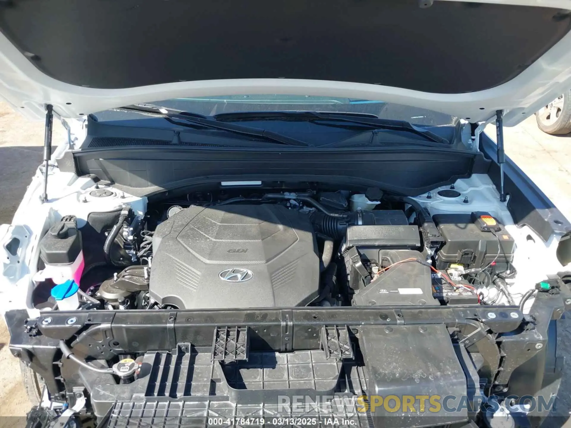 10 fotografías del automóvil dañado KM8R7DGE2SU880038 HYUNDAI PALISADE 2025