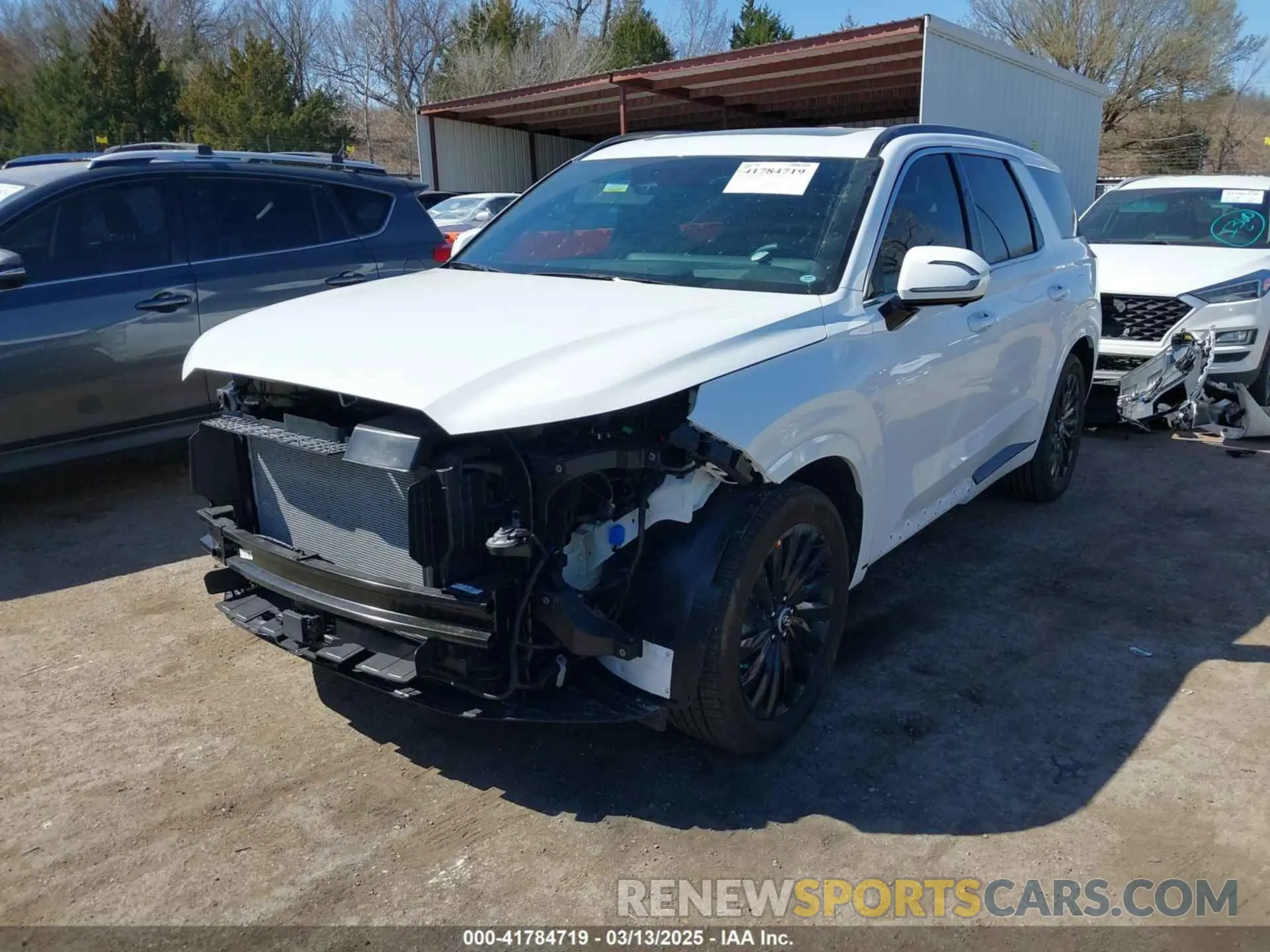 2 fotografías del automóvil dañado KM8R7DGE2SU880038 HYUNDAI PALISADE 2025