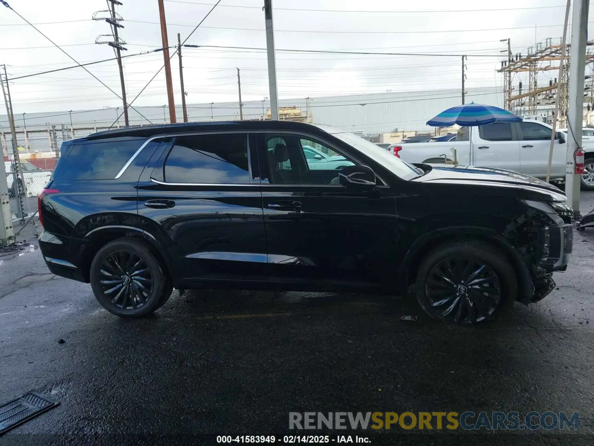 14 fotografías del automóvil dañado KM8R7DGE4SU810783 HYUNDAI PALISADE 2025