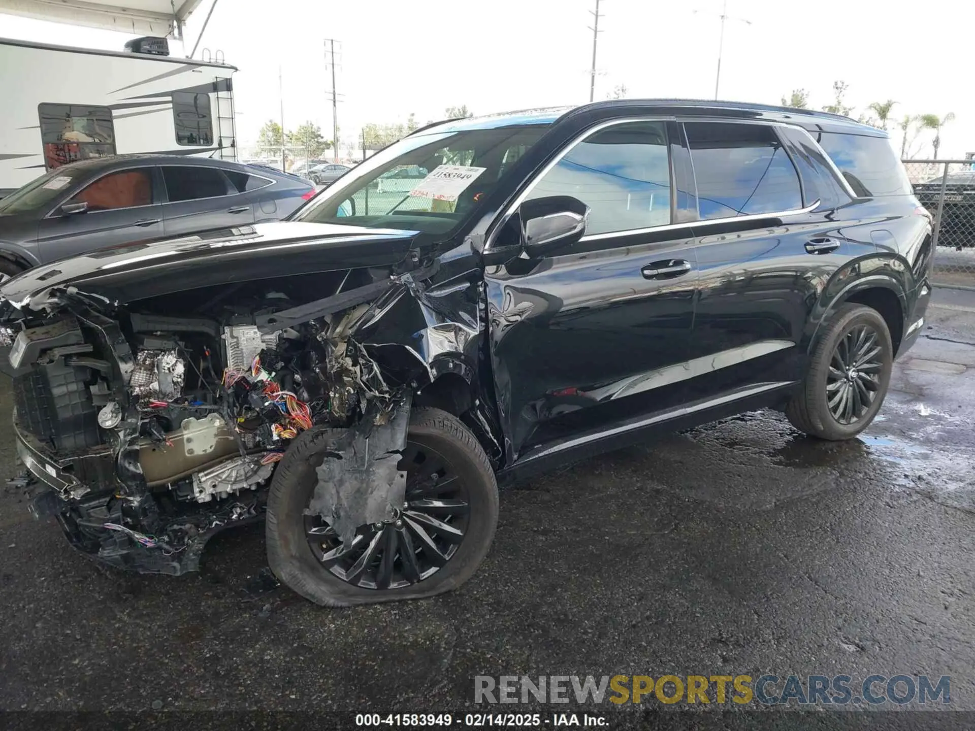 2 fotografías del automóvil dañado KM8R7DGE4SU810783 HYUNDAI PALISADE 2025