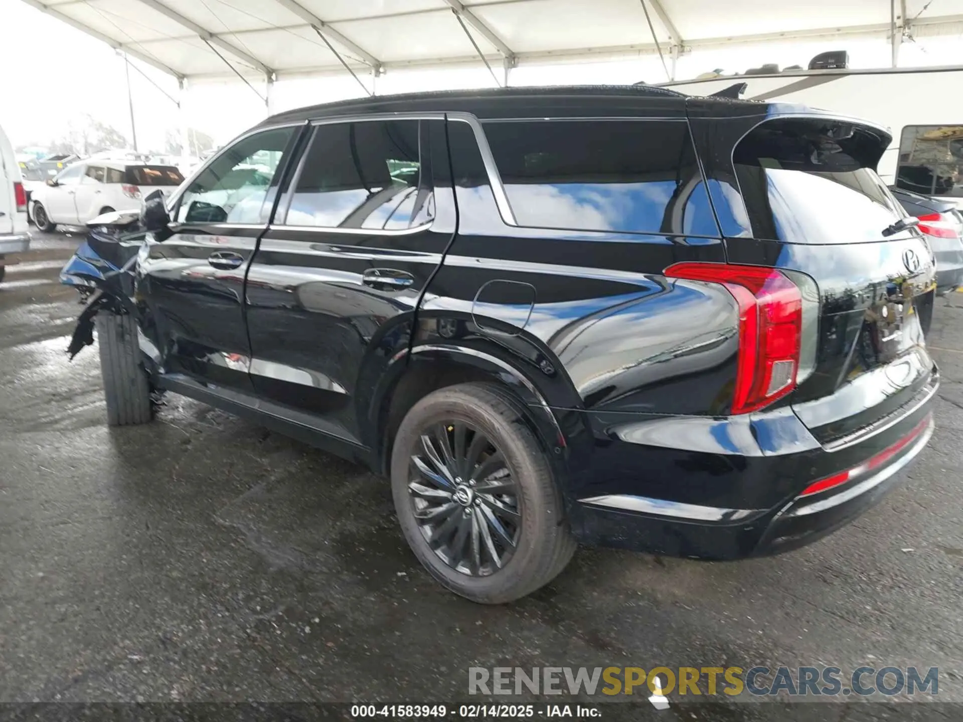 3 fotografías del automóvil dañado KM8R7DGE4SU810783 HYUNDAI PALISADE 2025