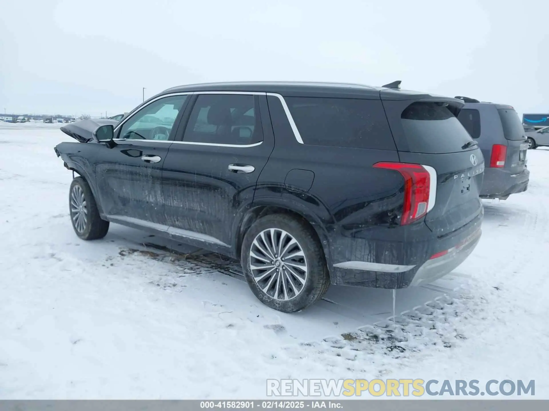 14 fotografías del automóvil dañado KM8R7DGE4SU848935 HYUNDAI PALISADE 2025