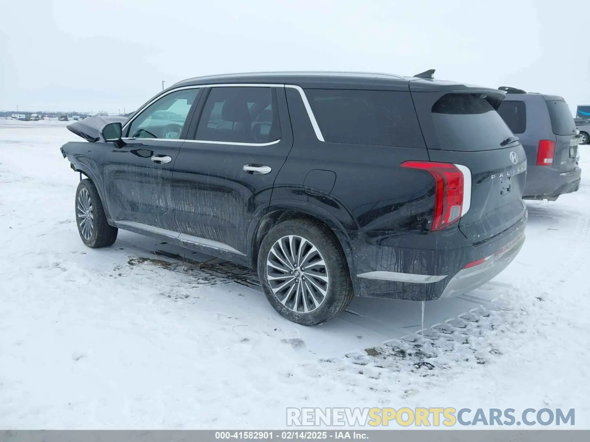 3 fotografías del automóvil dañado KM8R7DGE4SU848935 HYUNDAI PALISADE 2025