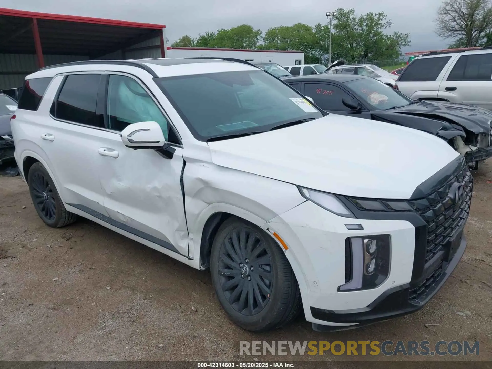 1 fotografías del automóvil dañado KM8R7DGE7SU873652 HYUNDAI PALISADE 2025