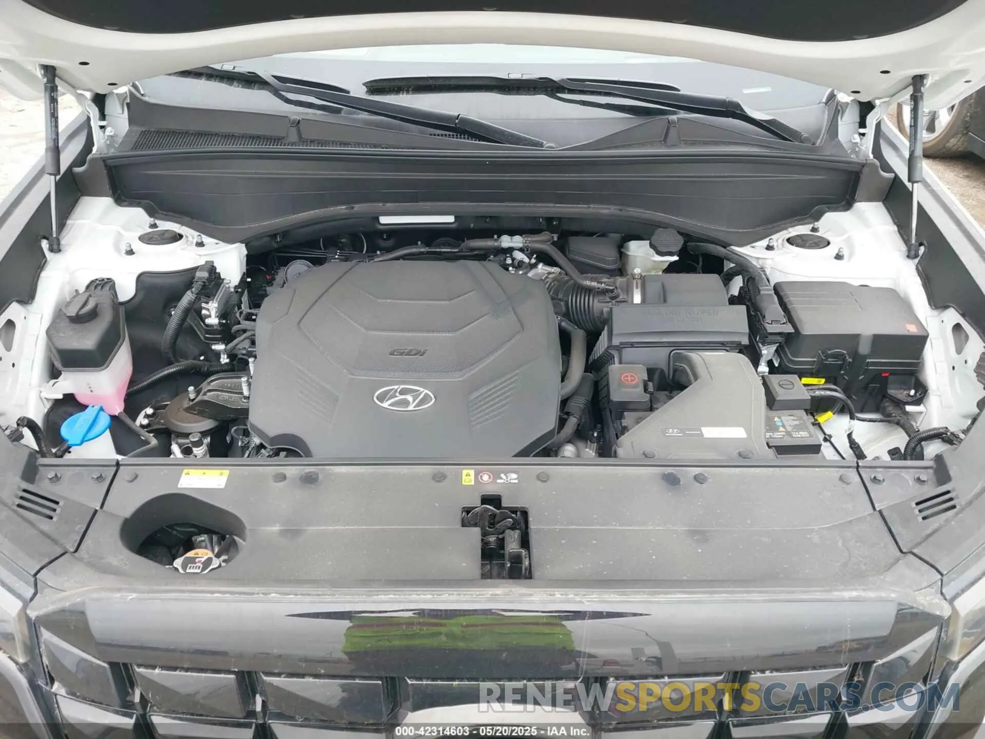 10 fotografías del automóvil dañado KM8R7DGE7SU873652 HYUNDAI PALISADE 2025